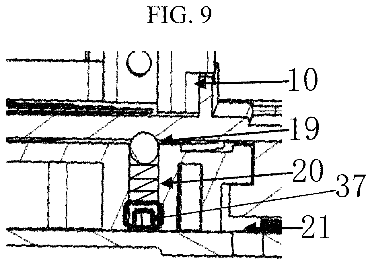 Patent US12576797 Figure 9 – Rotating device for display of vehicle