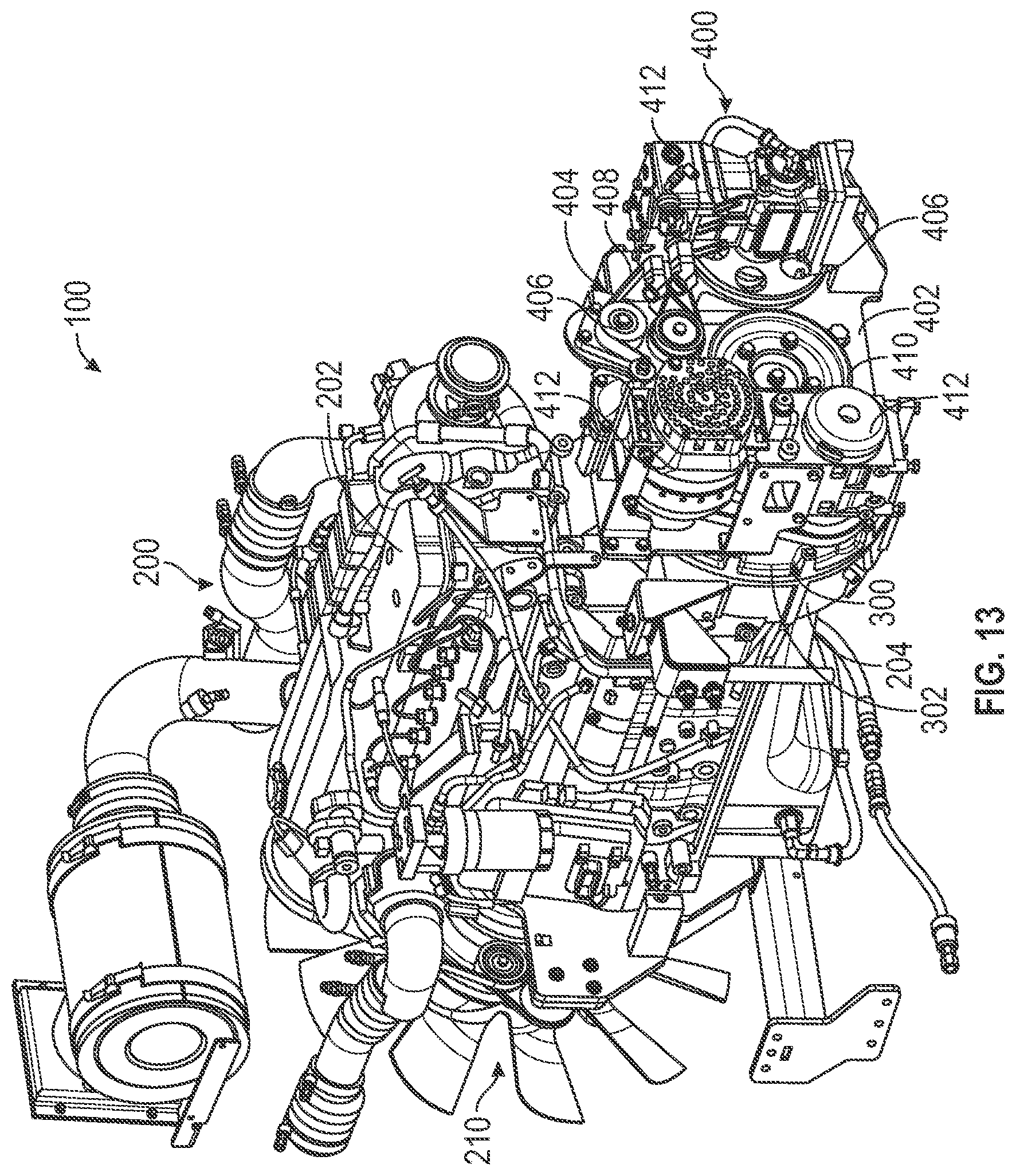 Patent US12576802 Figure 13 – Electrified fire fighting vehicle