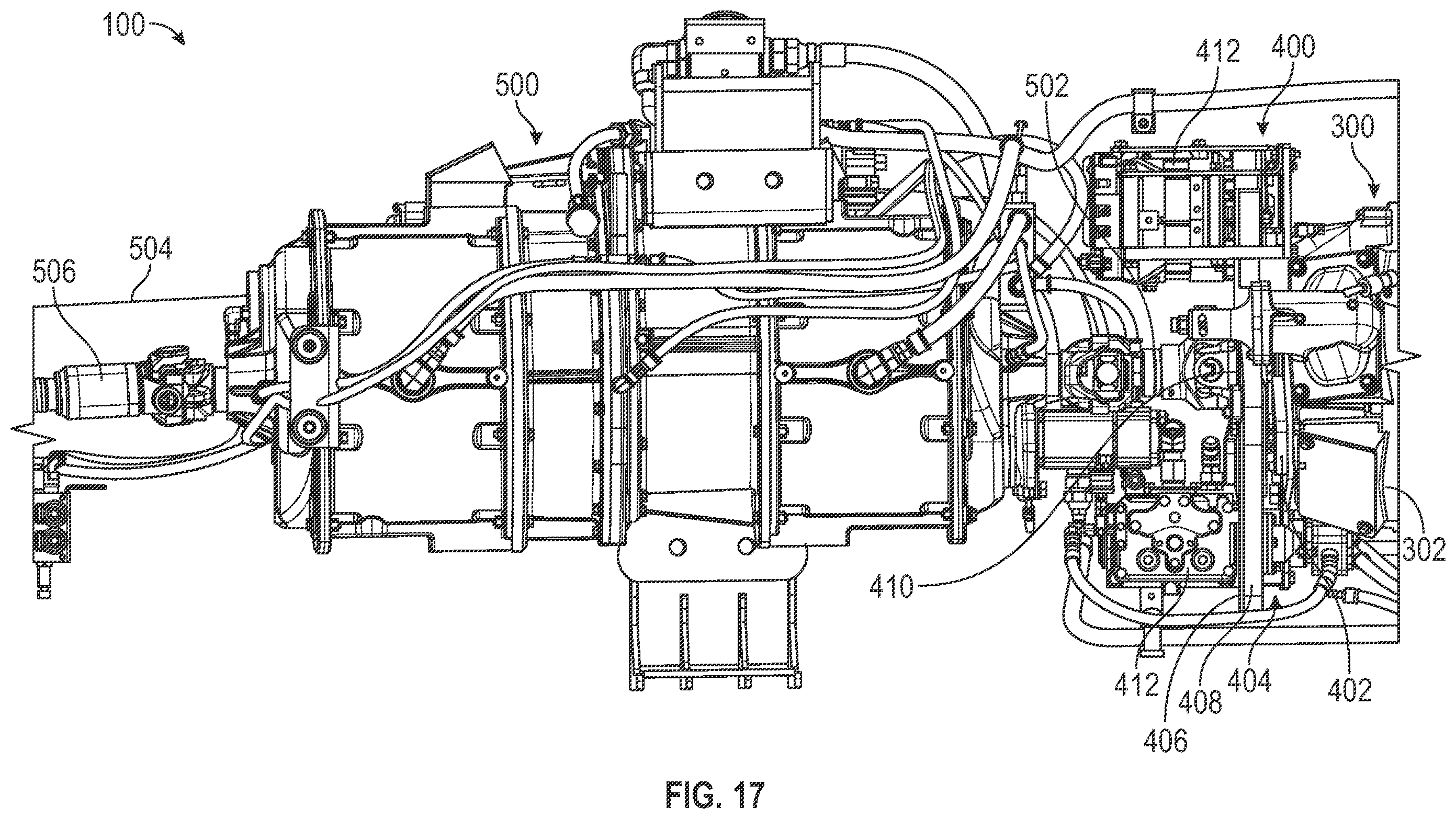 Patent US12576802 Figure 17 – Electrified fire fighting vehicle