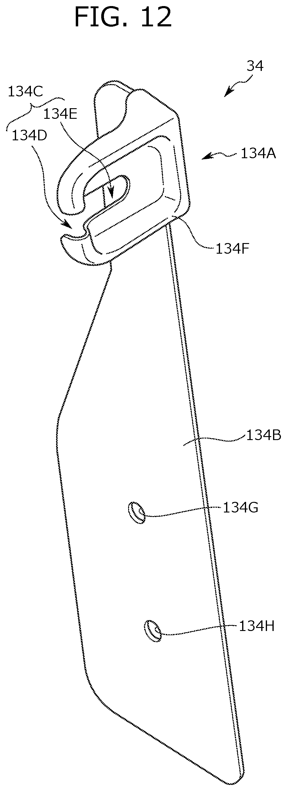 Patent US12576806 Figure 12 – Vehicle seat