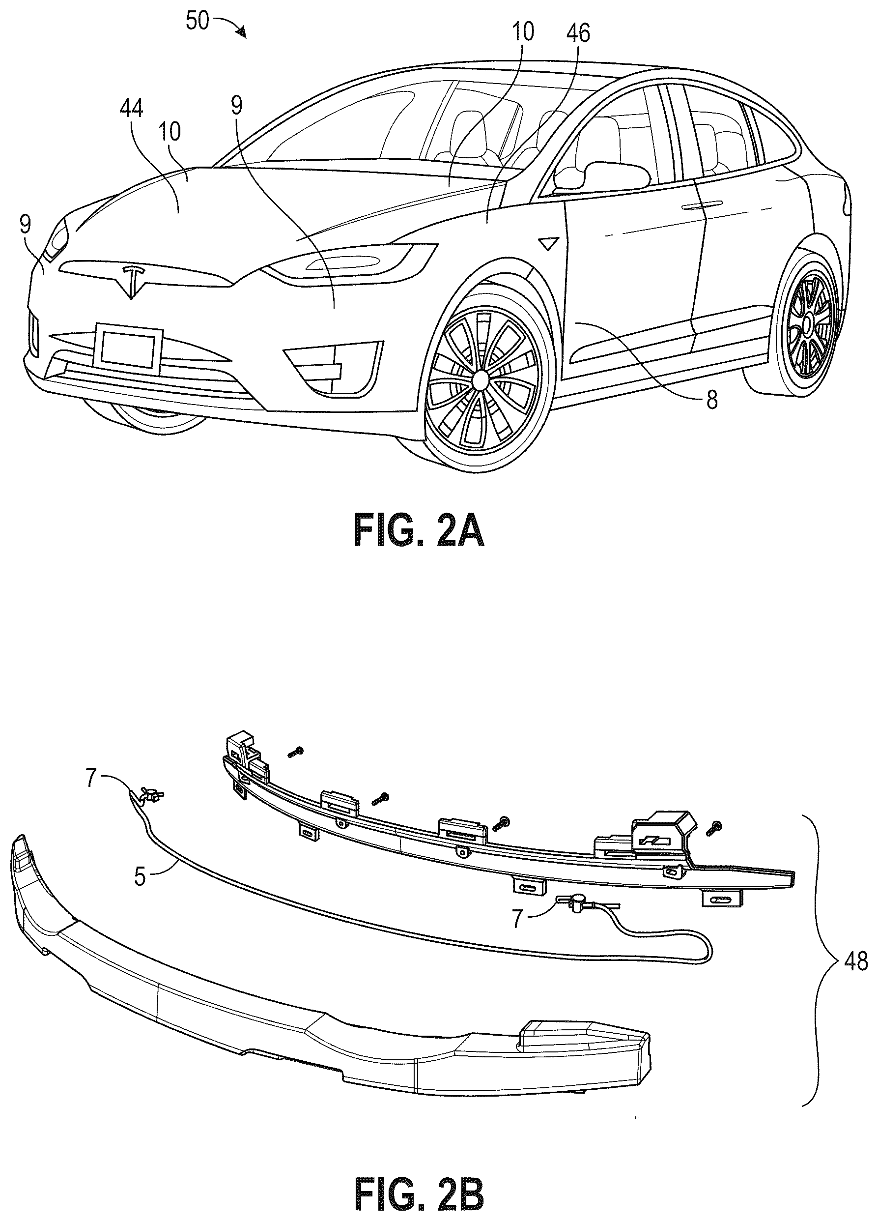 Patent US12576807 Figure 2 – Vehicle hood hinge assembly