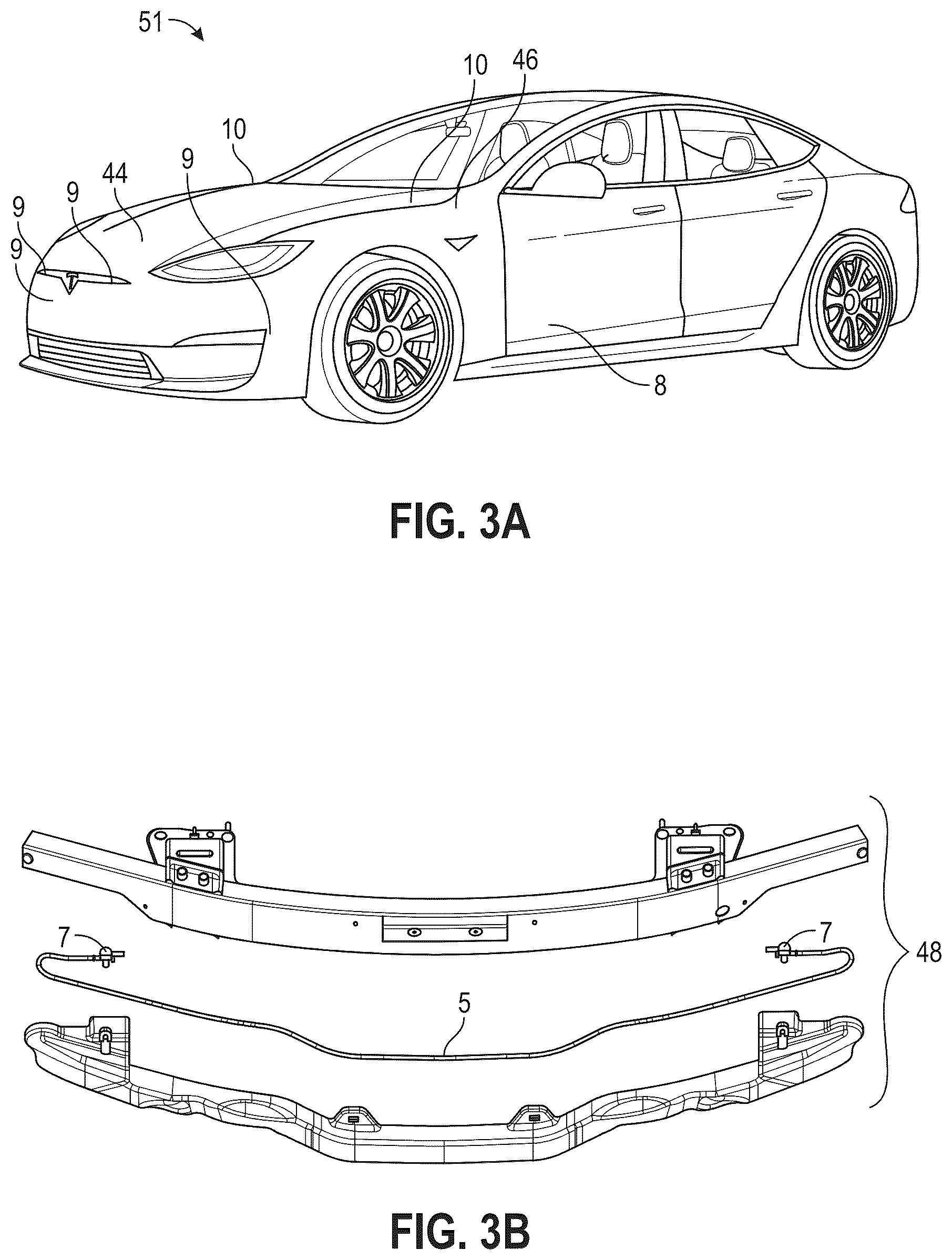 Patent US12576807 Figure 3 – Vehicle hood hinge assembly