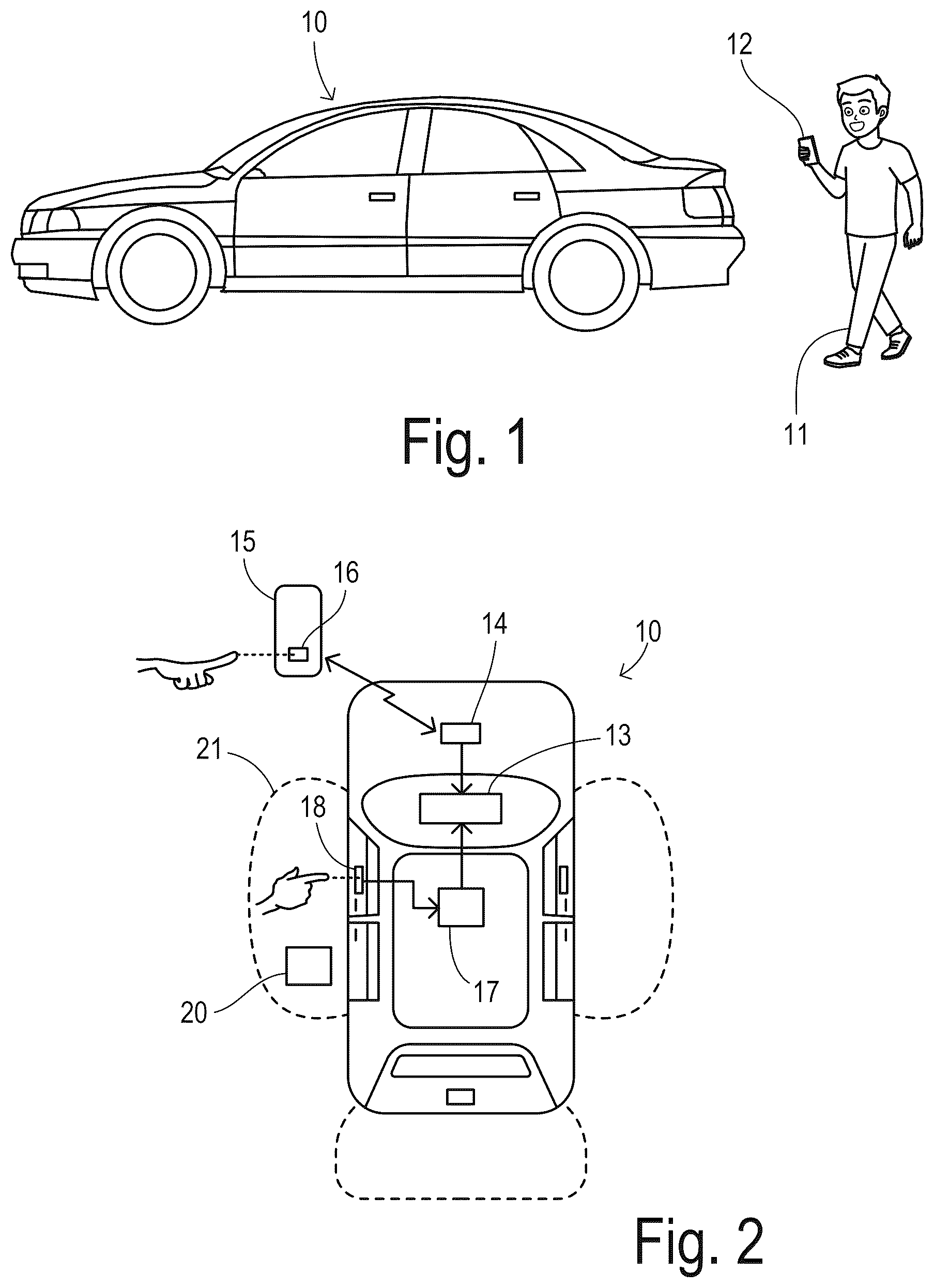 Patent US12576808 Figure 1 – Portable tools for use as vehicle security devices