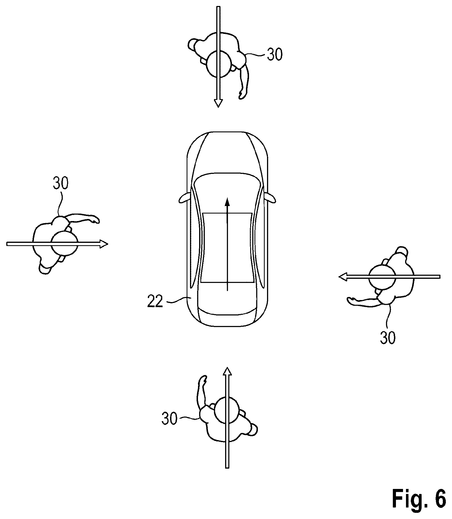 Patent US12576812 Figure 4 – Approach detection