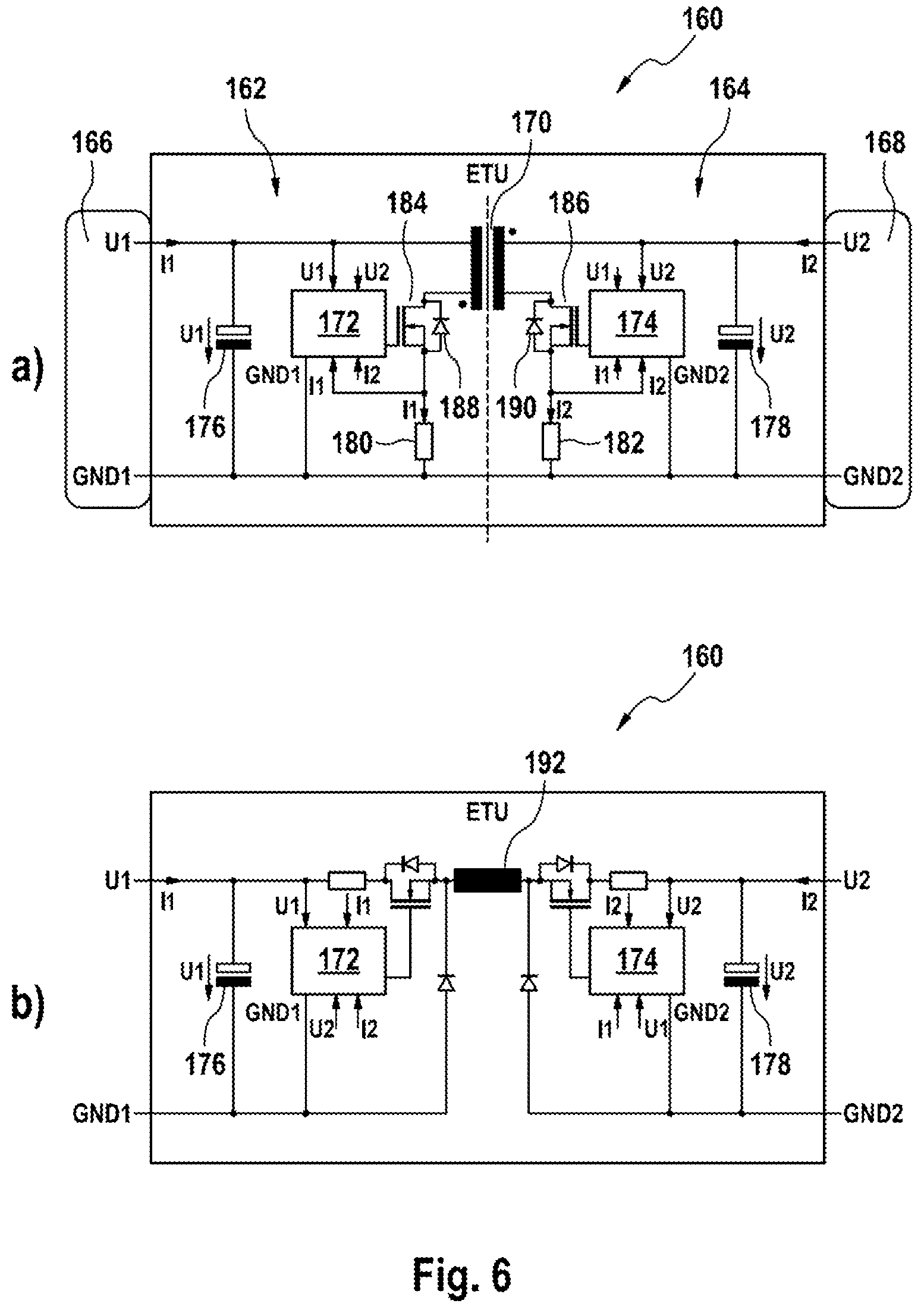 Patent US12576824 Figure 6 – Brake system with at least two energy sources