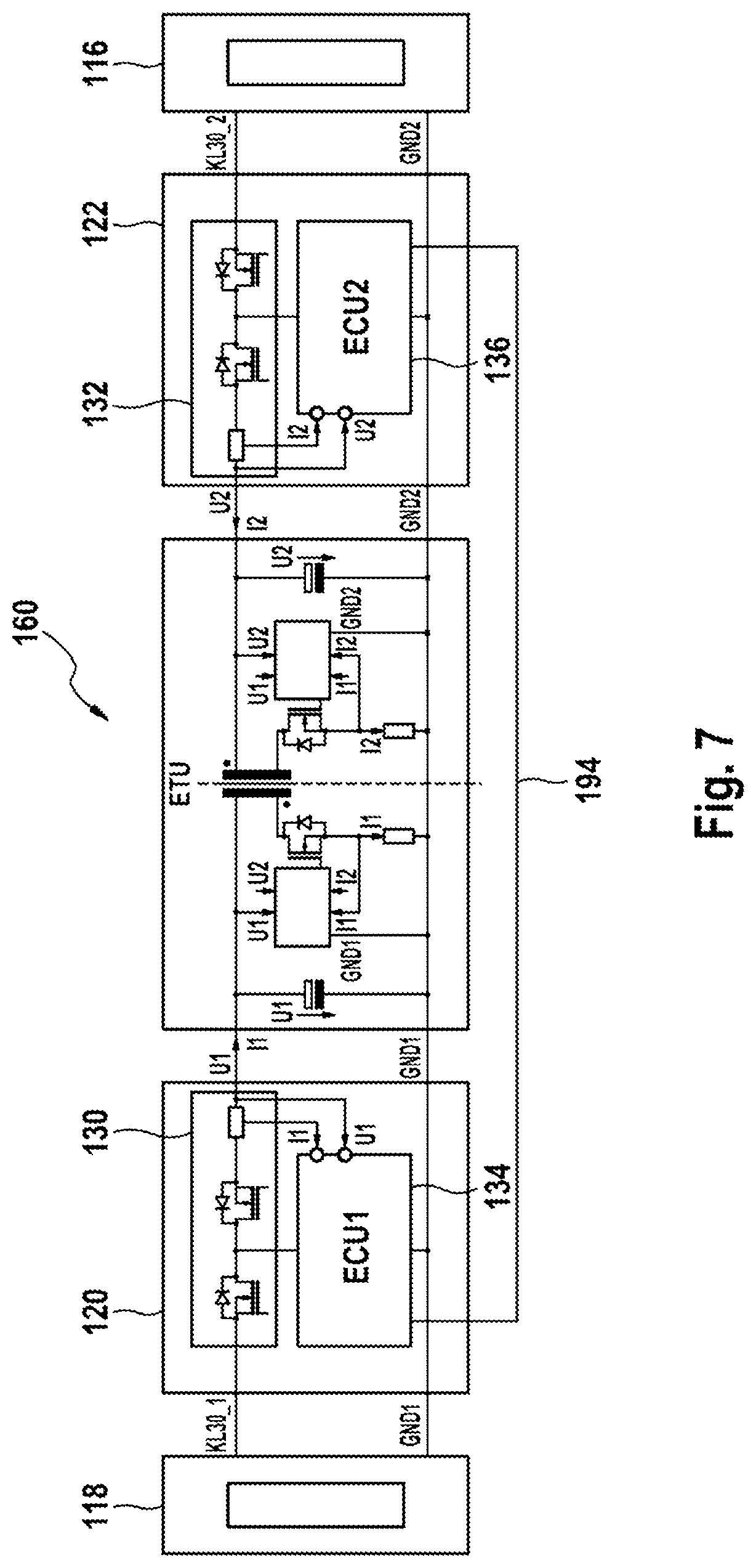 Patent US12576824 Figure 7 – Brake system with at least two energy sources