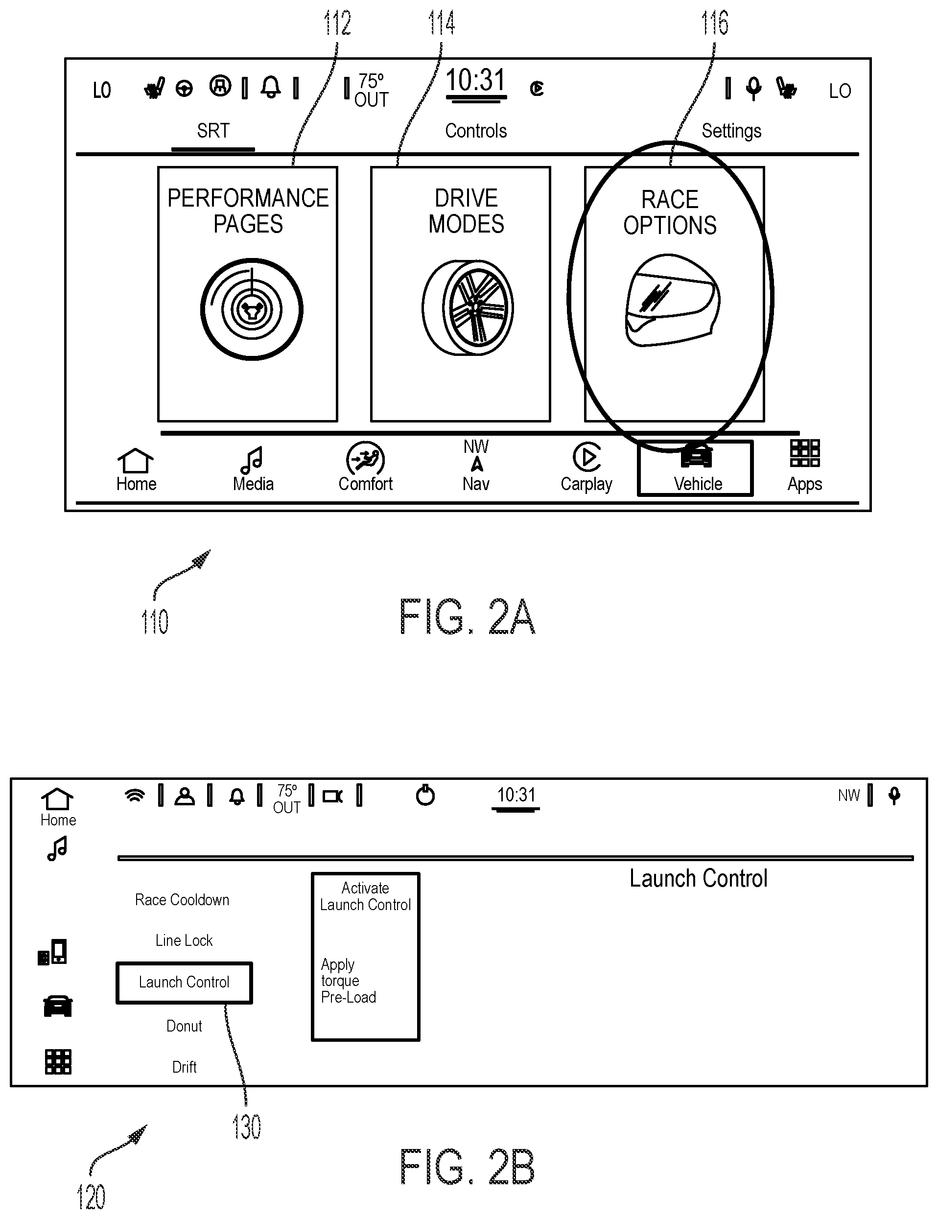 Patent US12576827 Figure 2 – Electric vehicle launch control and thermal management