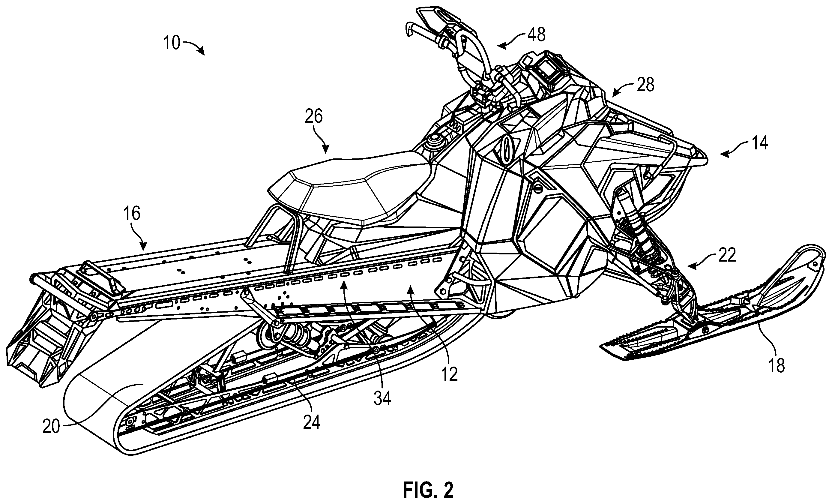 Patent US12576828 Figure 2 – Brake-system temperature monitoring with warning and vehicle control