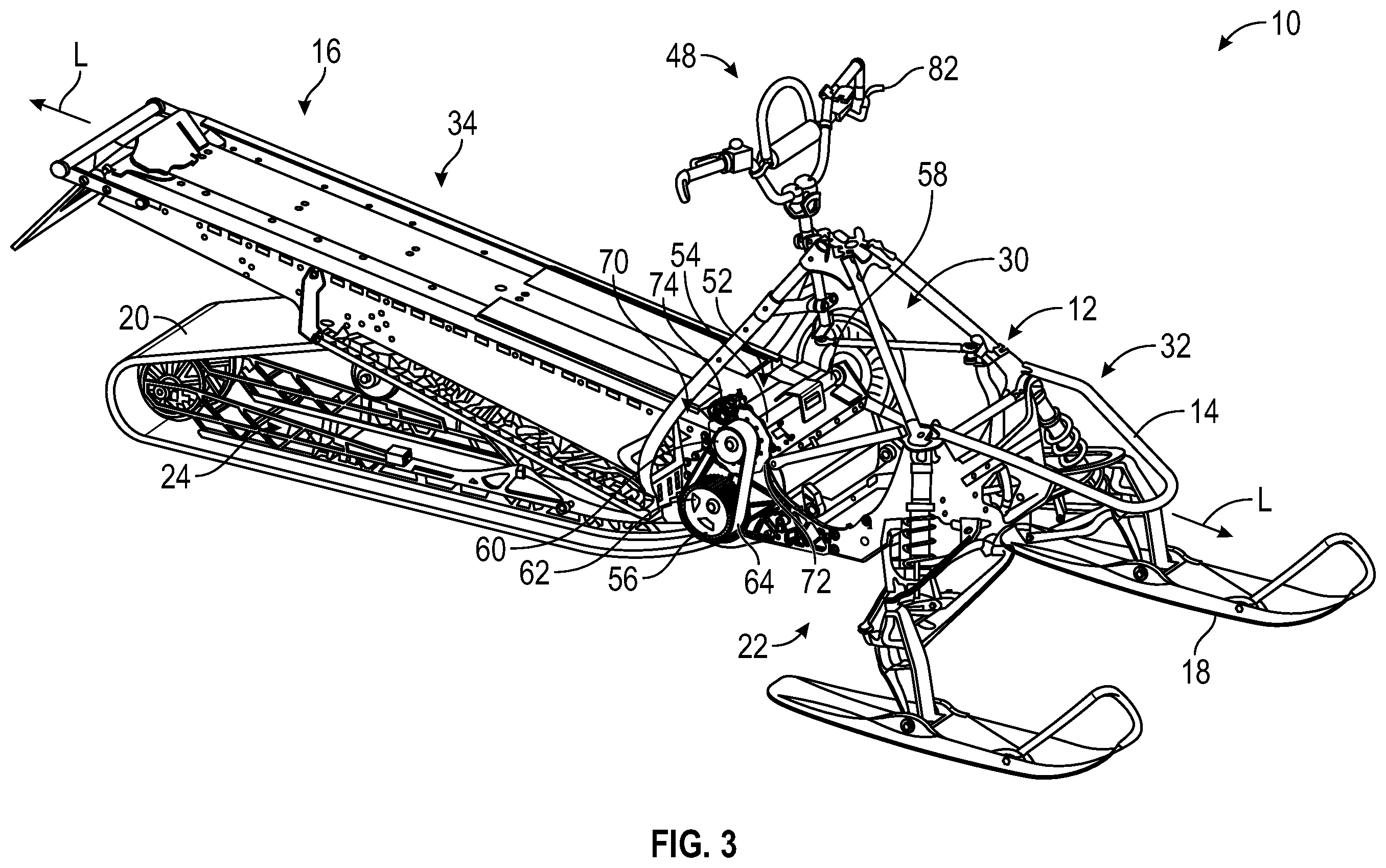 Patent US12576828 Figure 3 – Brake-system temperature monitoring with warning and vehicle control
