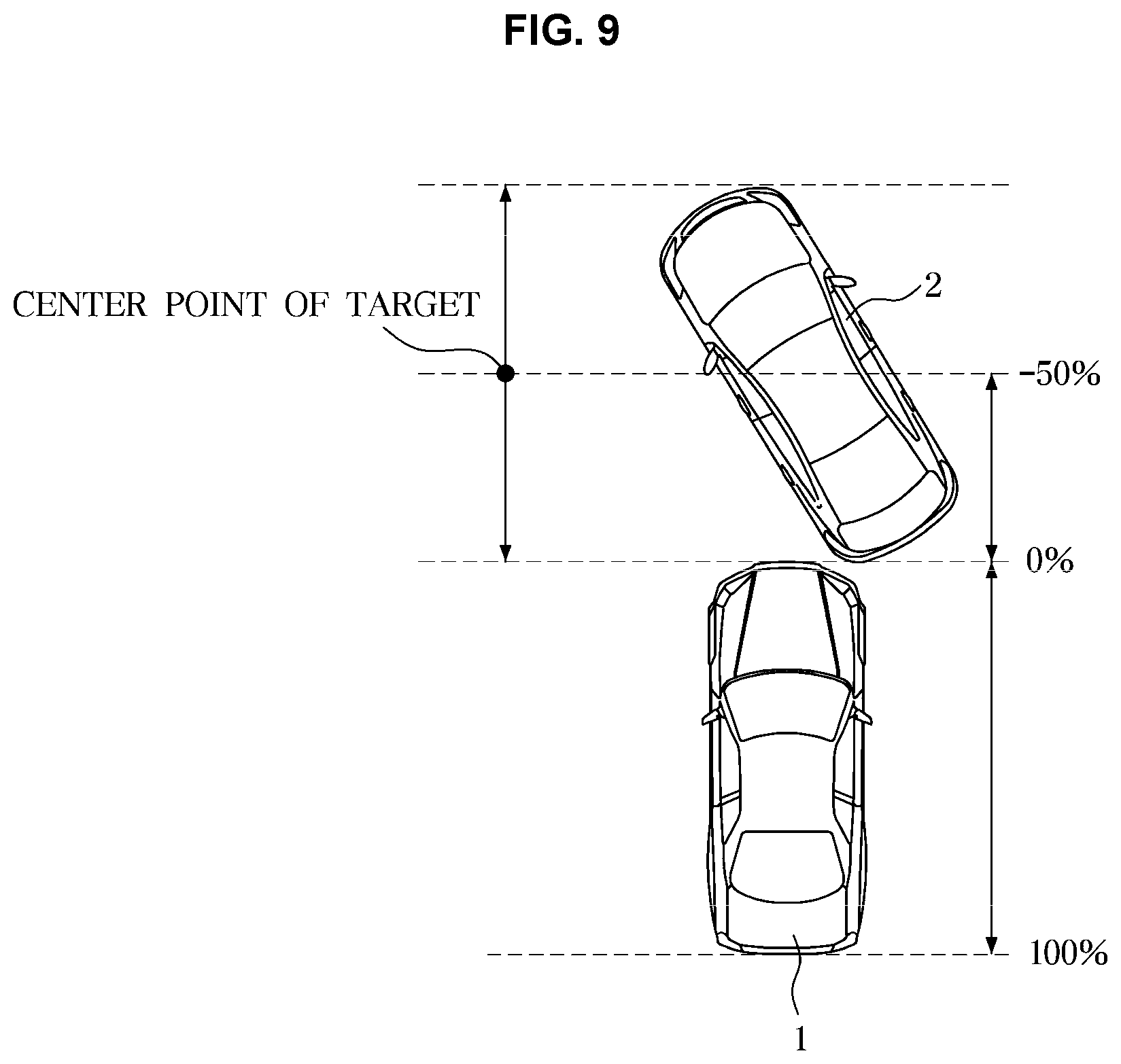 Patent US12576834 Figure 9 – Vehicle and method of controlling the same