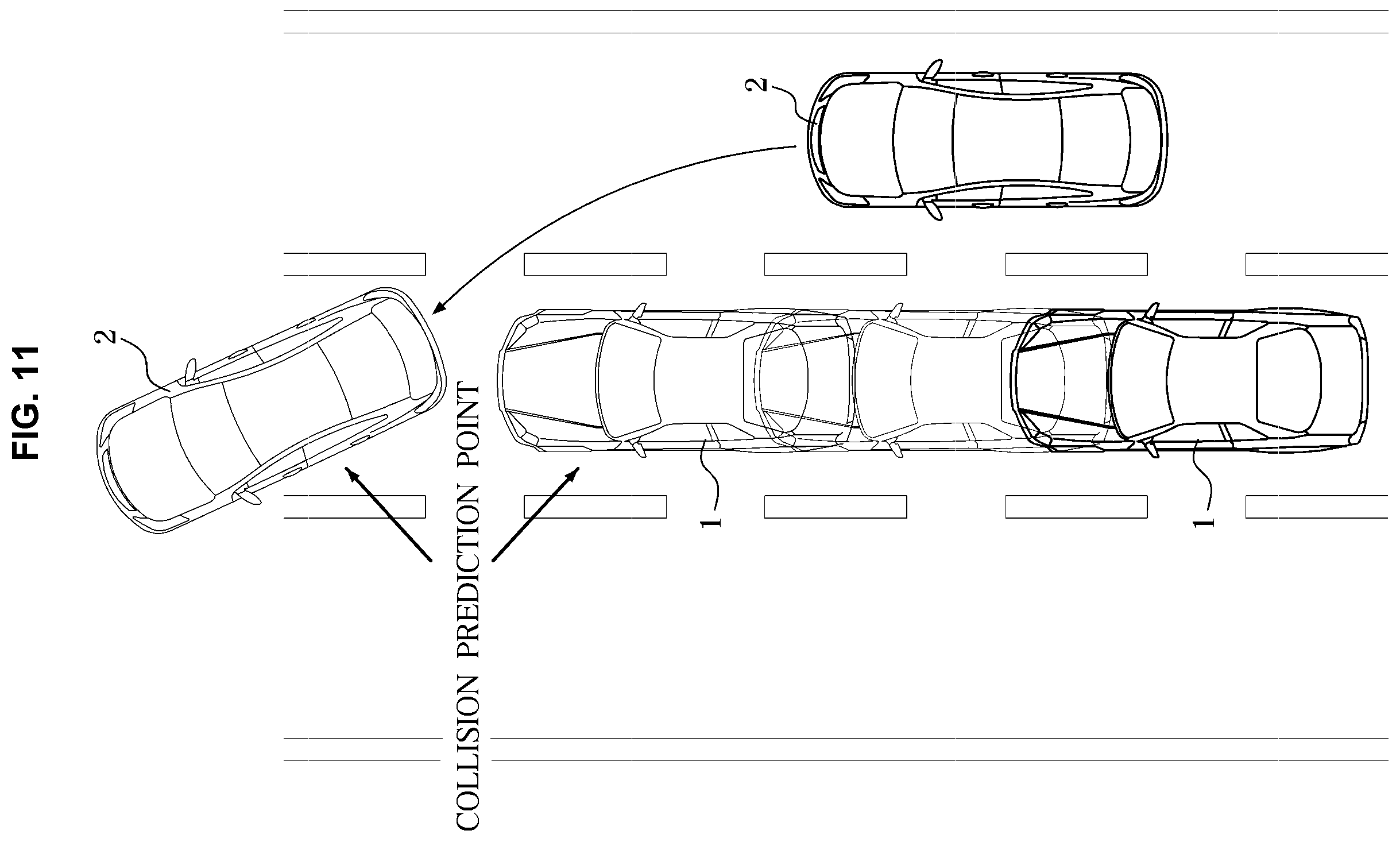 Patent US12576834 Figure 11 – Vehicle and method of controlling the same