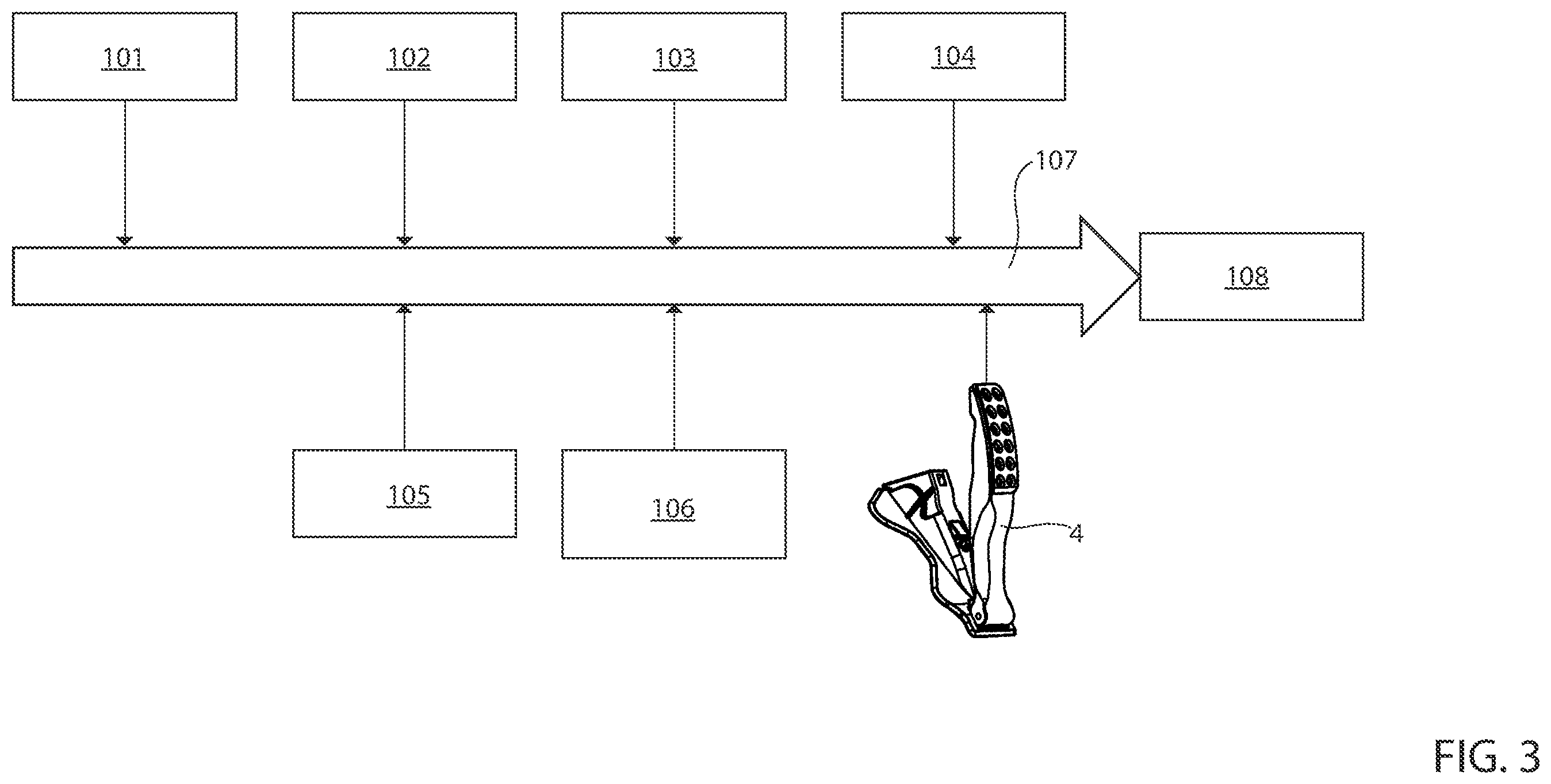 Patent US12576838 Figure 3 – Process and apparatus for controlling the forward movement of a motor vehicle as a function of route parameters in a driving mode with a single pedal