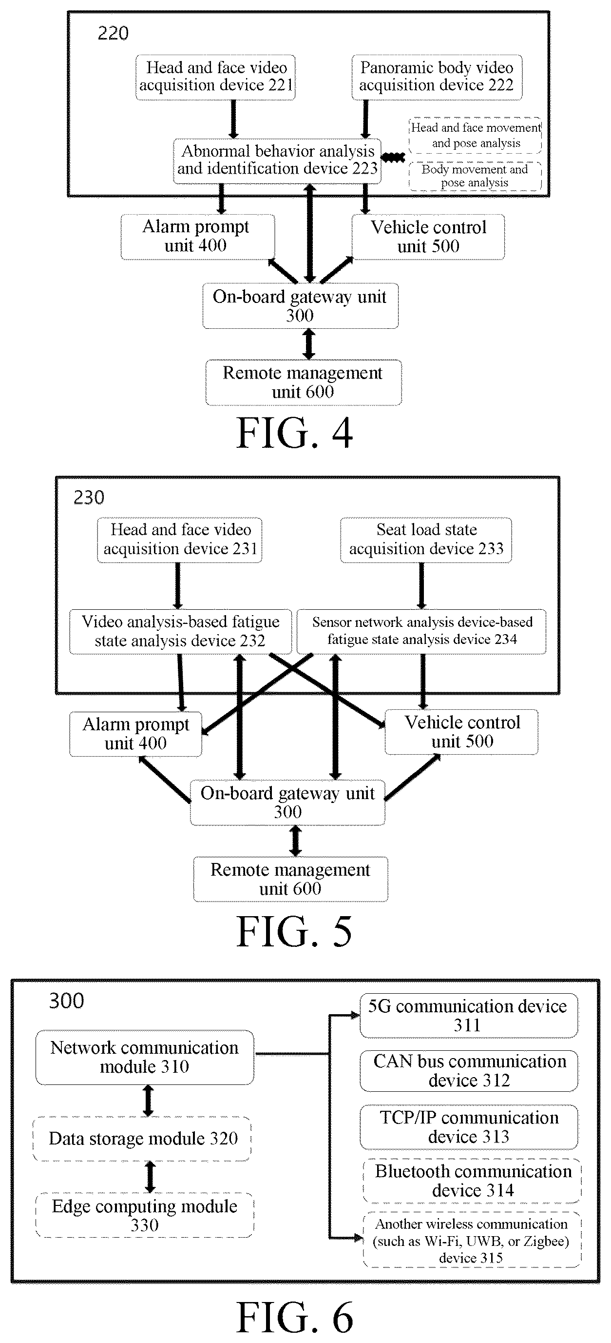Patent US12576841 Figure 2 – Active safety driver assistance system based on driver real-time state monitoring