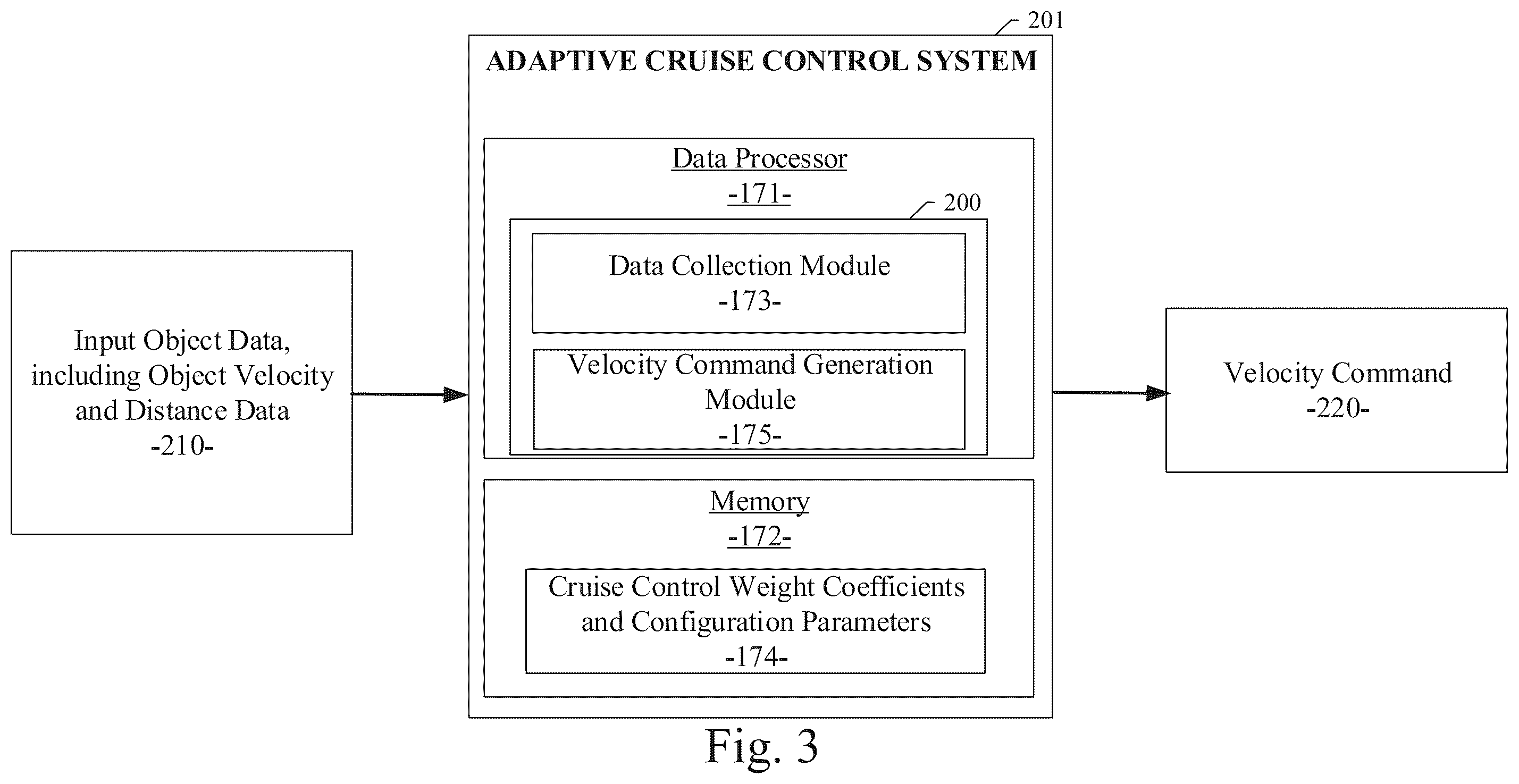 Patent US12576842 Figure 3 – System and method for adaptive cruise control with proximate vehicle detection