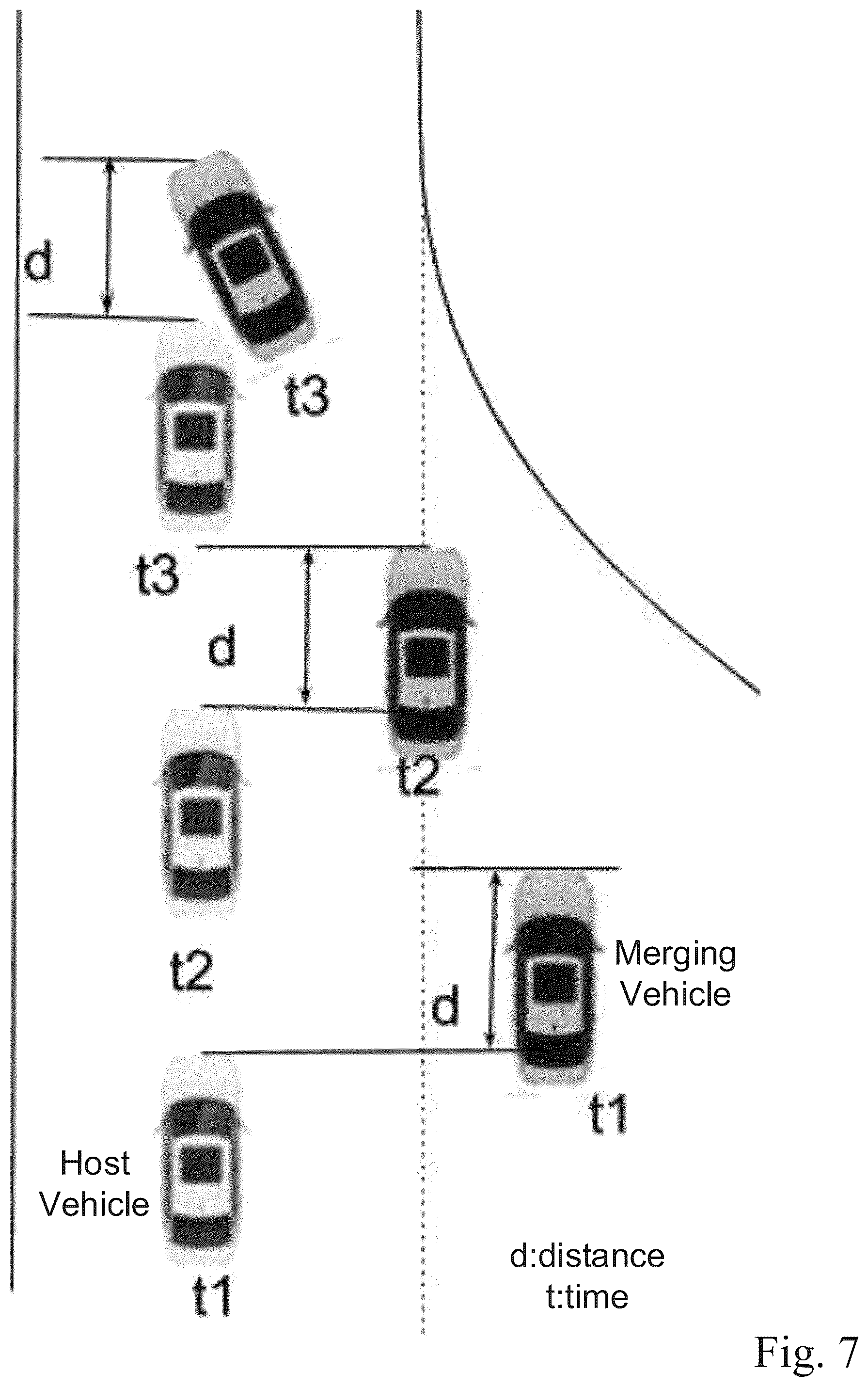 Patent US12576842 Figure 7 – System and method for adaptive cruise control with proximate vehicle detection