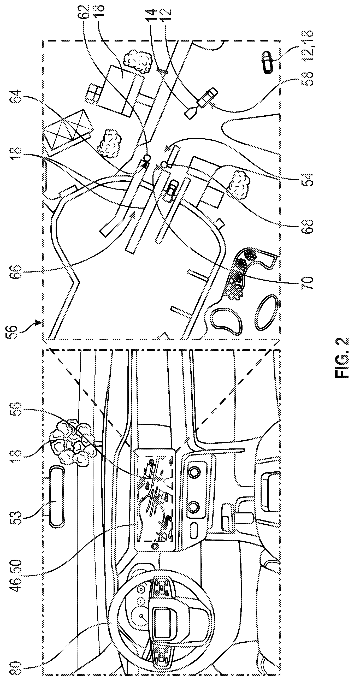 Patent US12576845 Figure 2 – System and method to provide trailer backing assistance