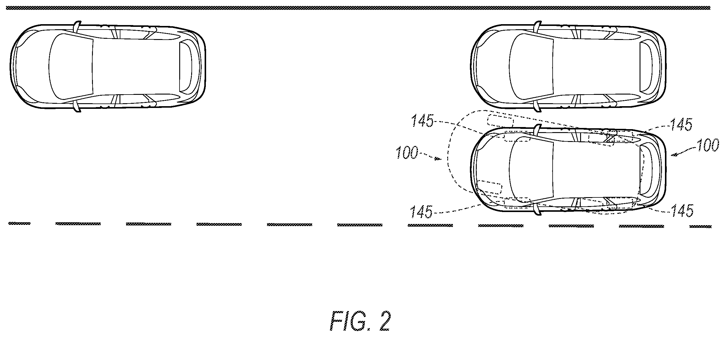 Patent US12576846 Figure 2 – Vehicle incremental movement system