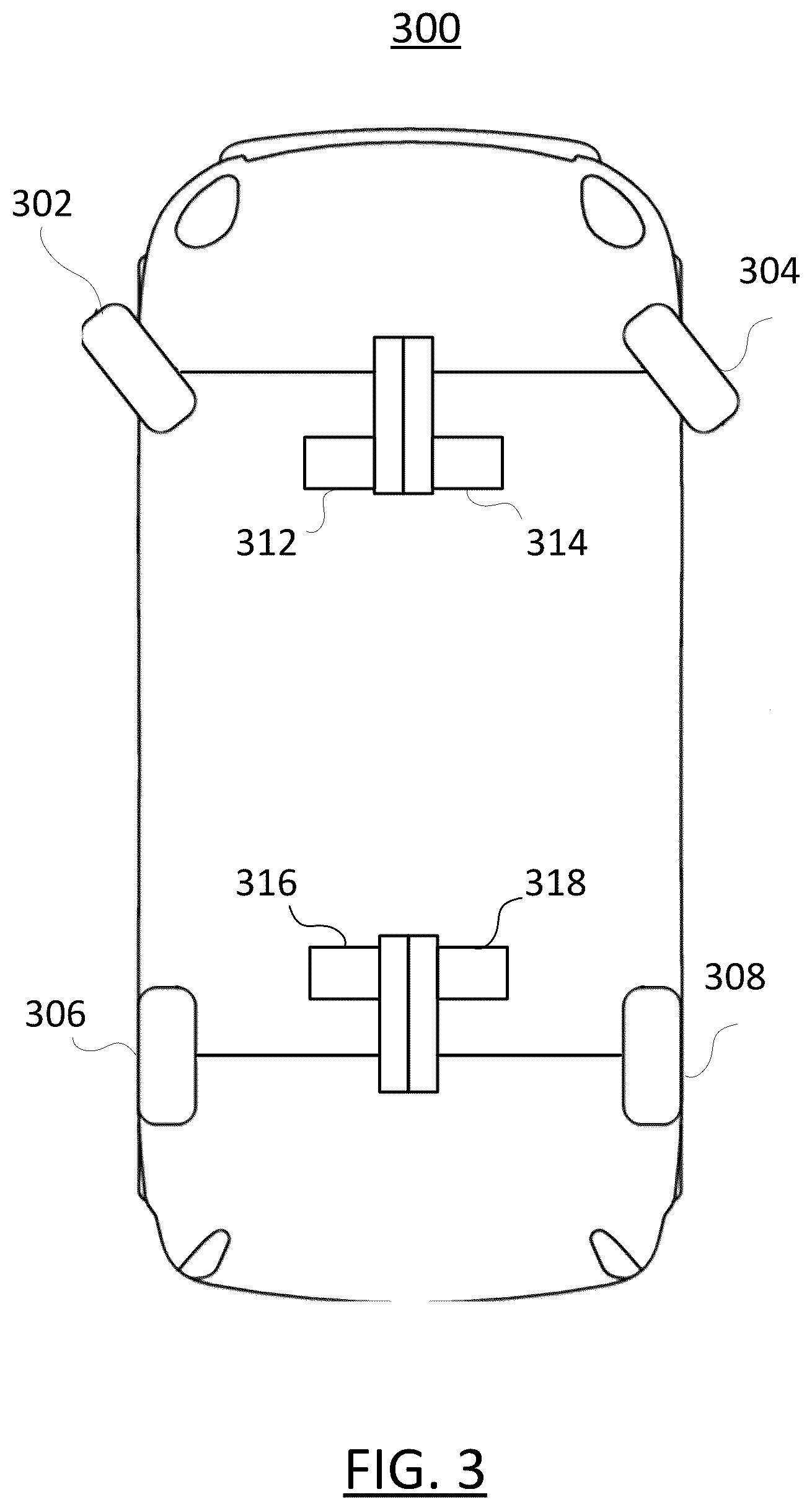 Patent US12576849 Figure 3 – Systems and methods for providing a vehicle with a torque vectored k-turn mode