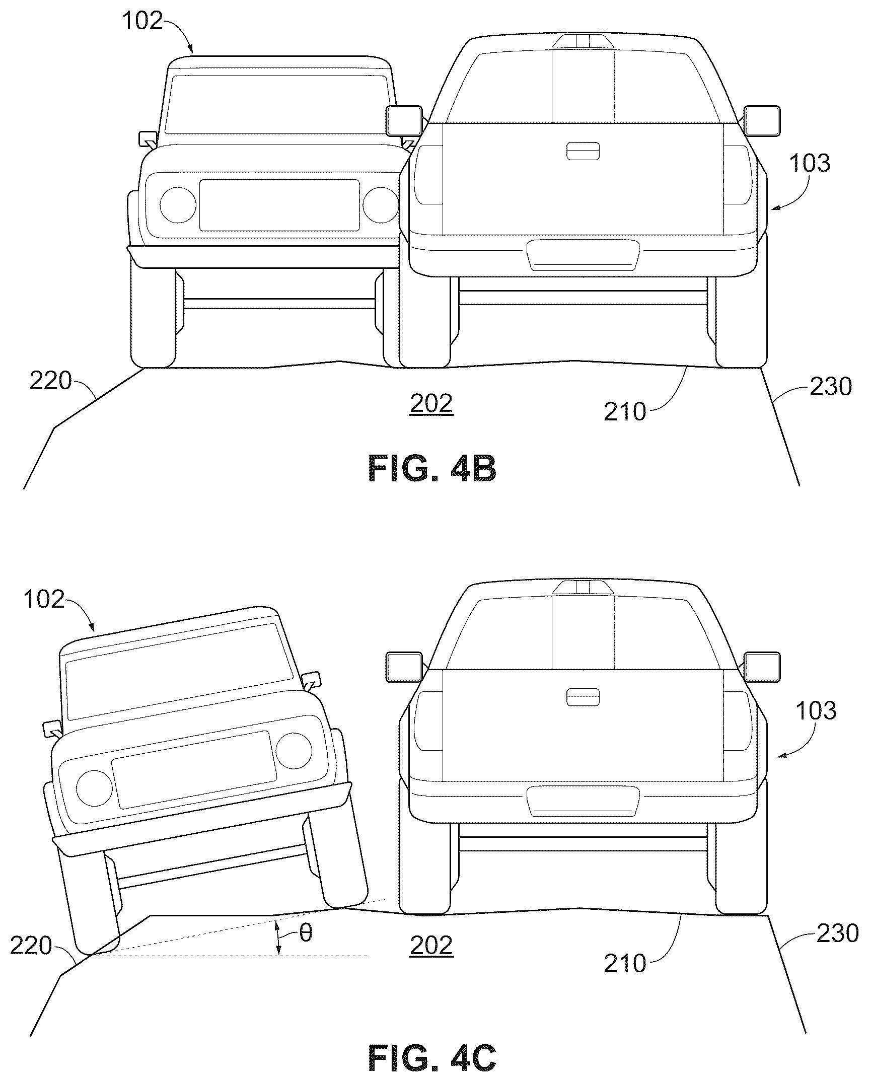 Patent US12576851 Figure 5 – Vehicle pass maneuvering