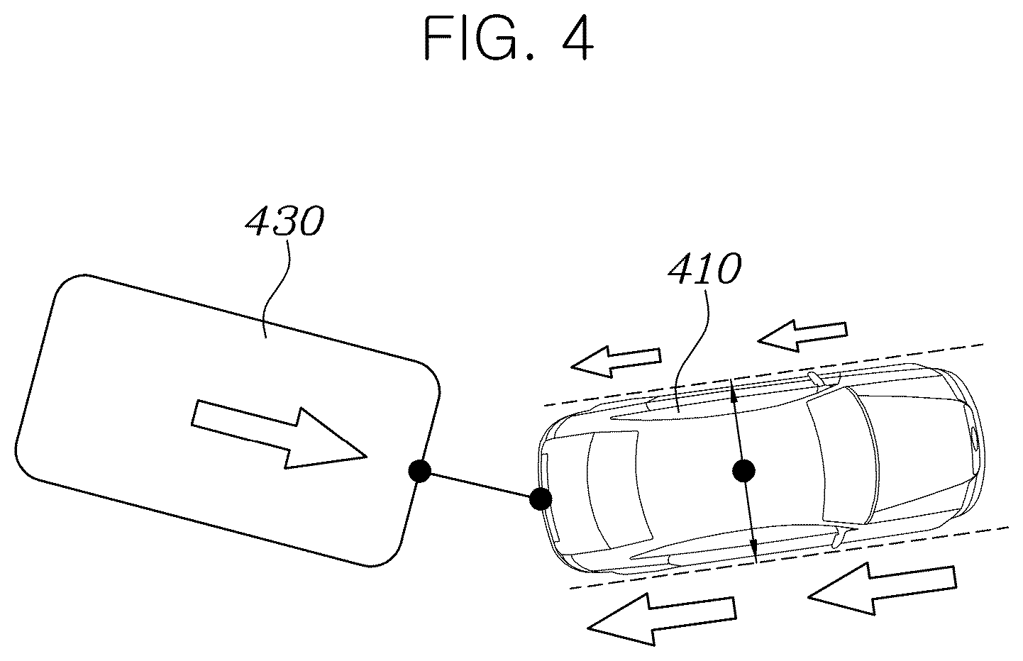 Patent US12576853 Figure 3 – Method and apparatus for controlling a trailer-mounted vehicle to prevent rear-end collisions