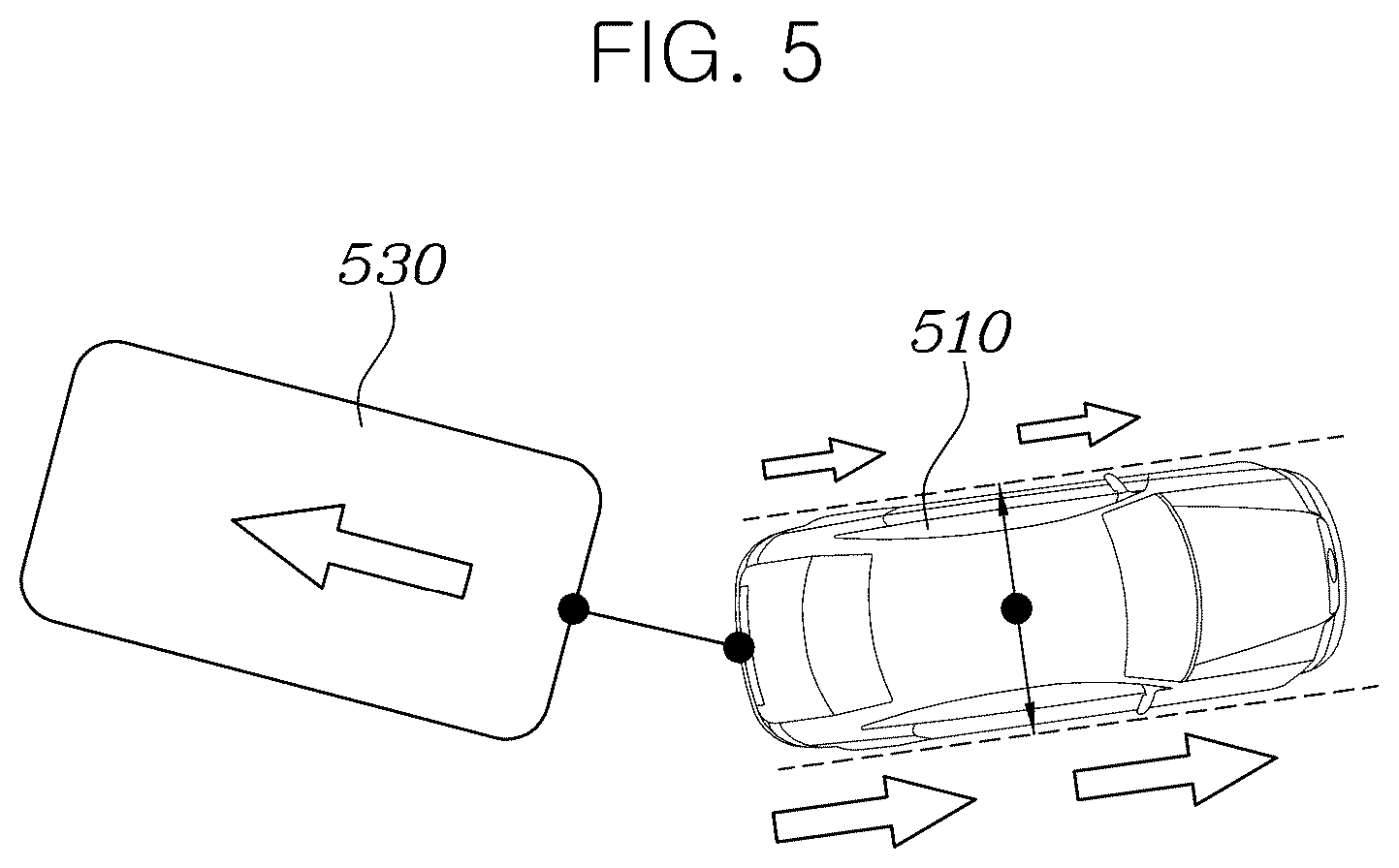 Patent US12576853 Figure 4 – Method and apparatus for controlling a trailer-mounted vehicle to prevent rear-end collisions
