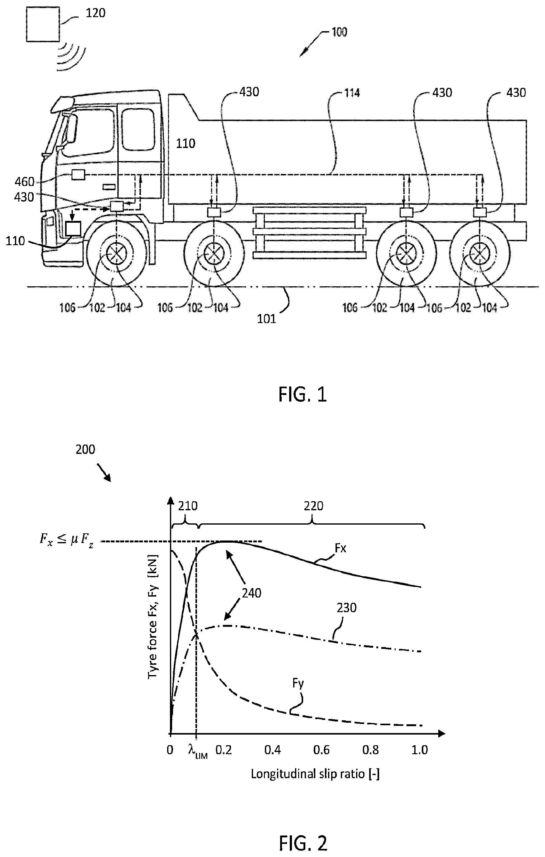 Patent US12576857 Figure 1 – Robust vehicle speed over ground estimation using wheel speed sensors and inertial measurement units