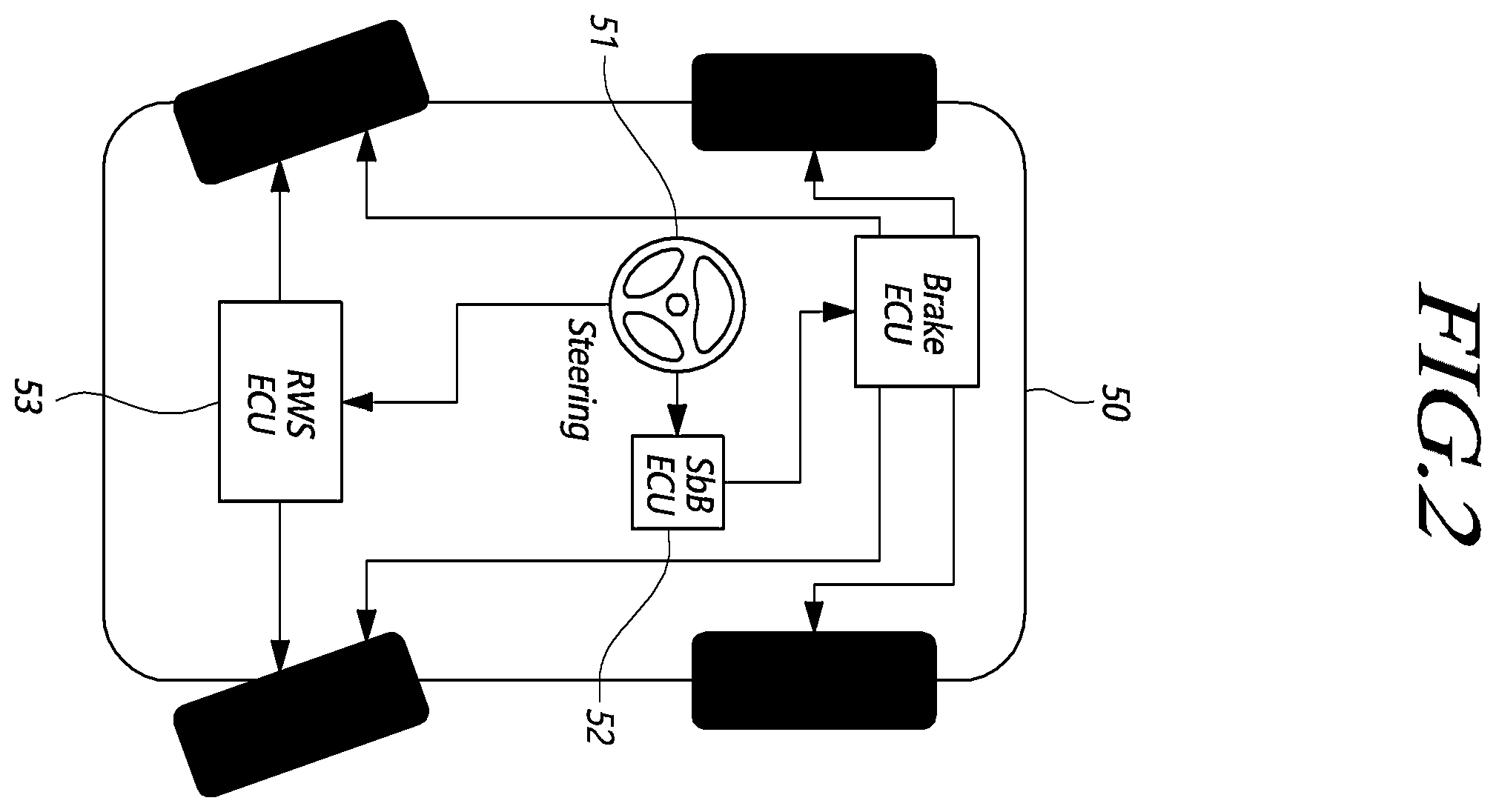 Patent US12576863 Figure 2 – Steering control device and method of vehicle