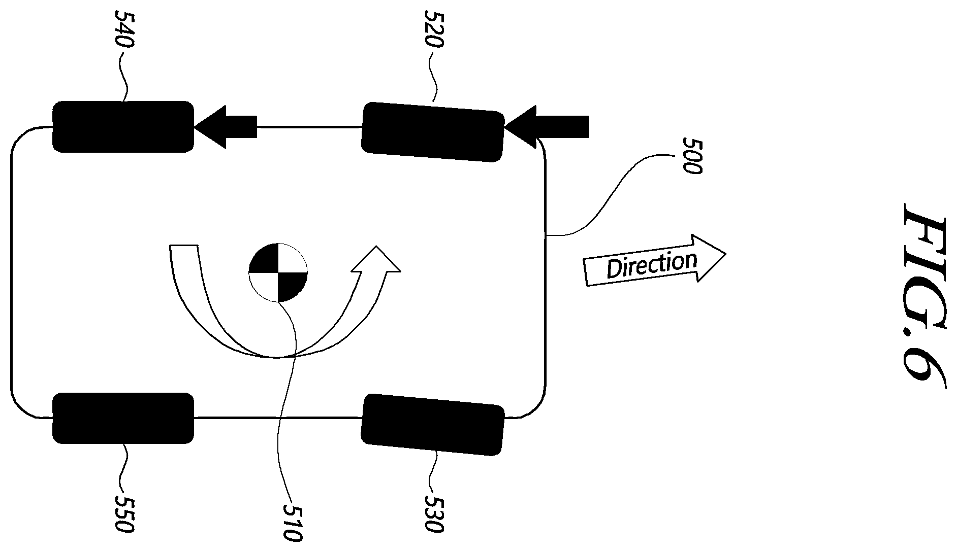 Patent US12576863 Figure 6 – Steering control device and method of vehicle