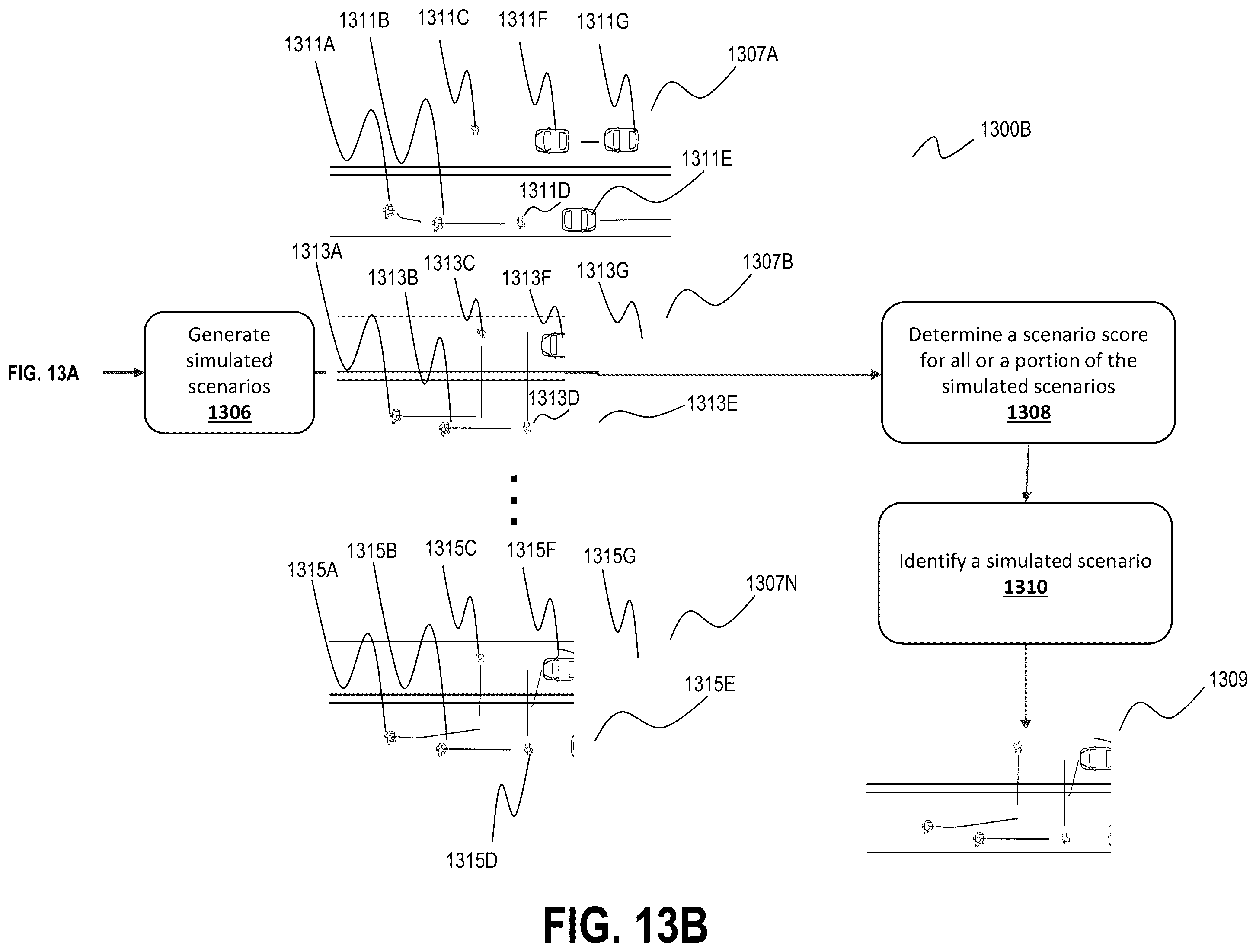 Patent US12576865 Figure 14 – Control system testing utilizing rulebook scenario generation