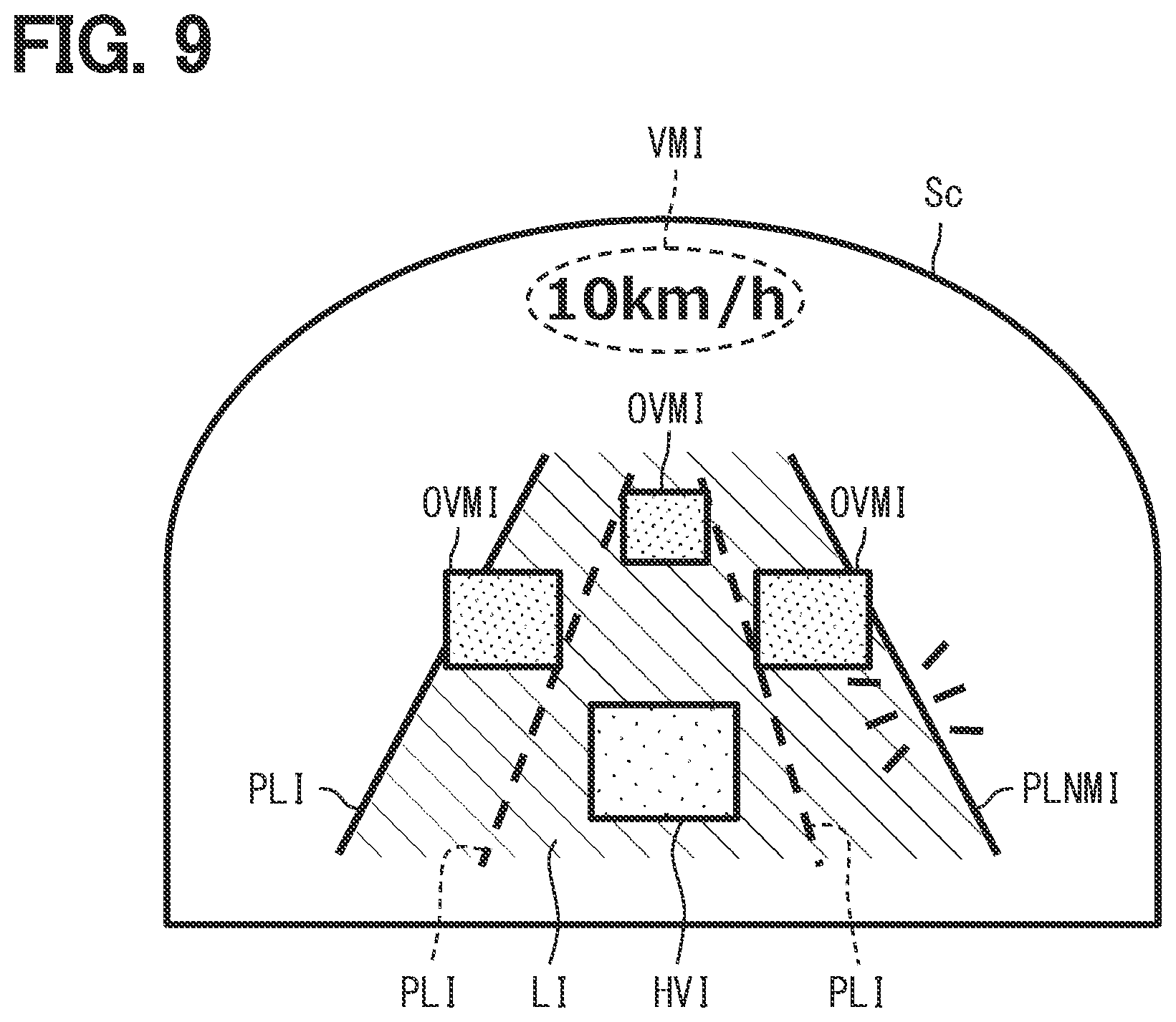 Patent US12576869 Figure 6 – Vehicle display control device, vehicle display control system, and vehicle display control method