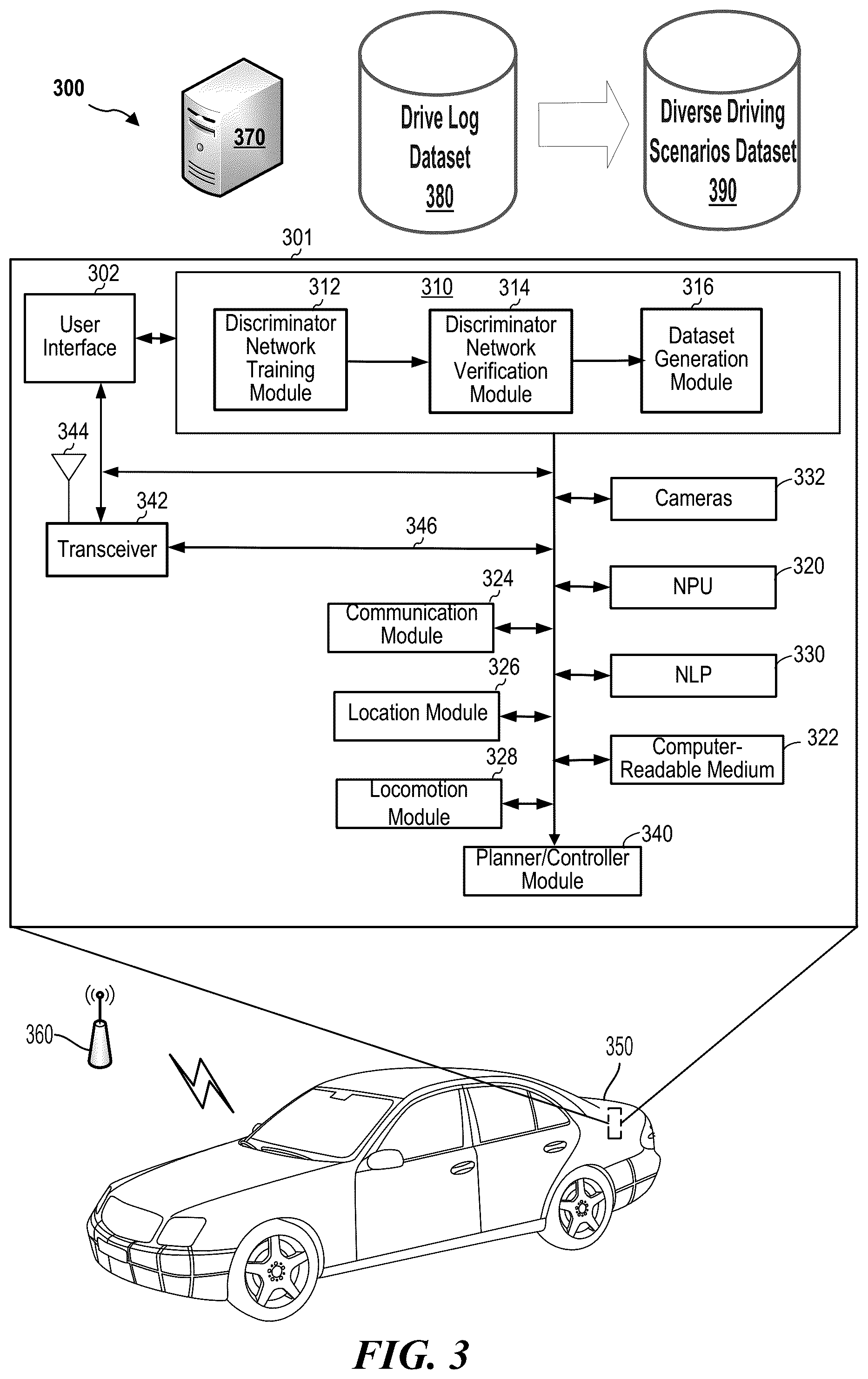 Patent US12576873 Figure 3 – System and method of captions for triggers