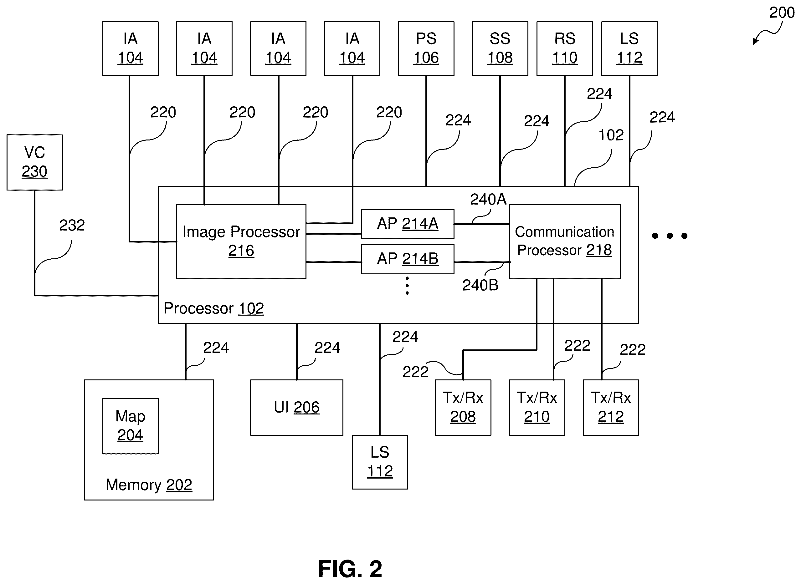 Patent US12576874 Figure 2 – Driver scoring system and method using optimum path deviation