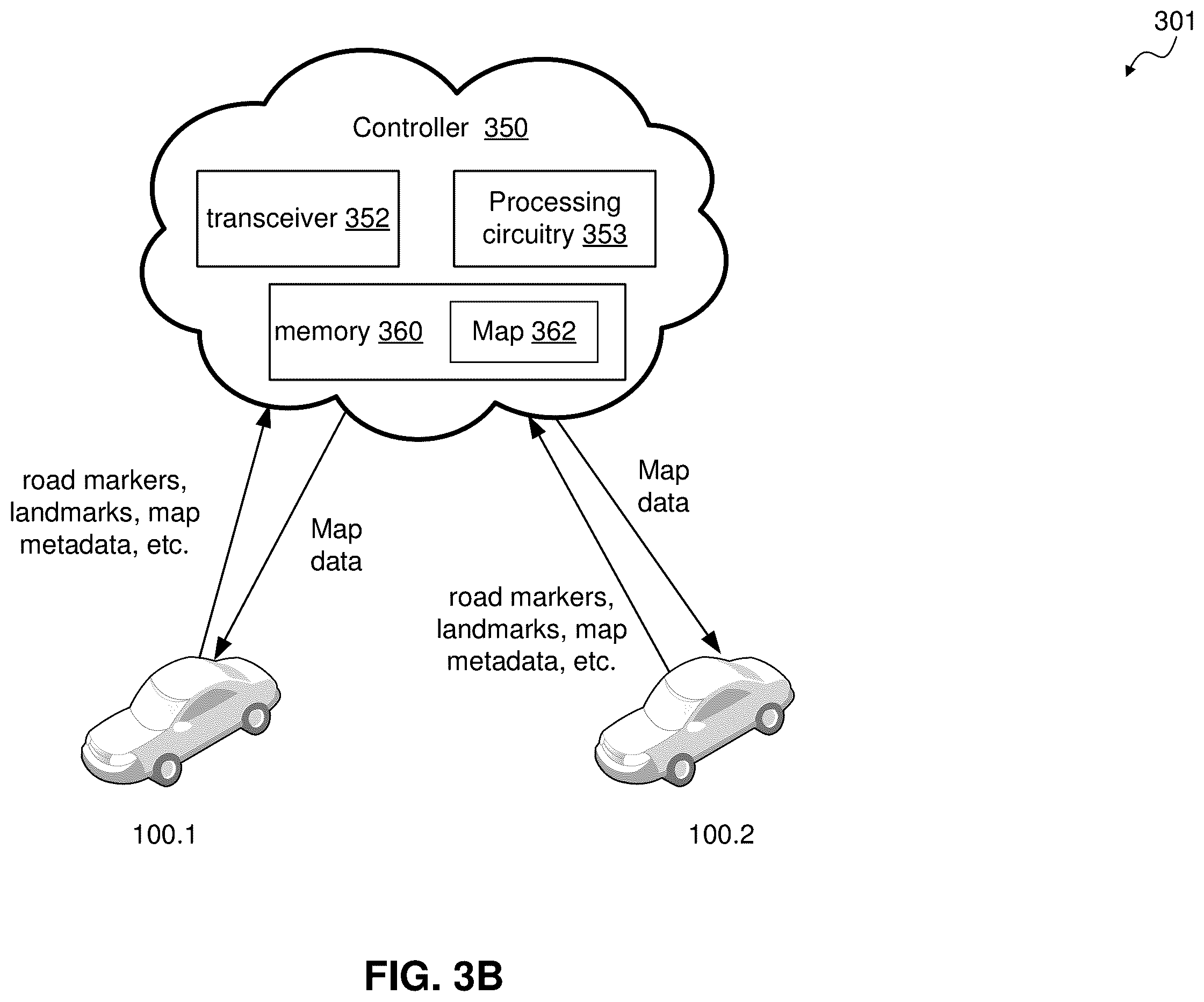 Patent US12576874 Figure 4 – Driver scoring system and method using optimum path deviation