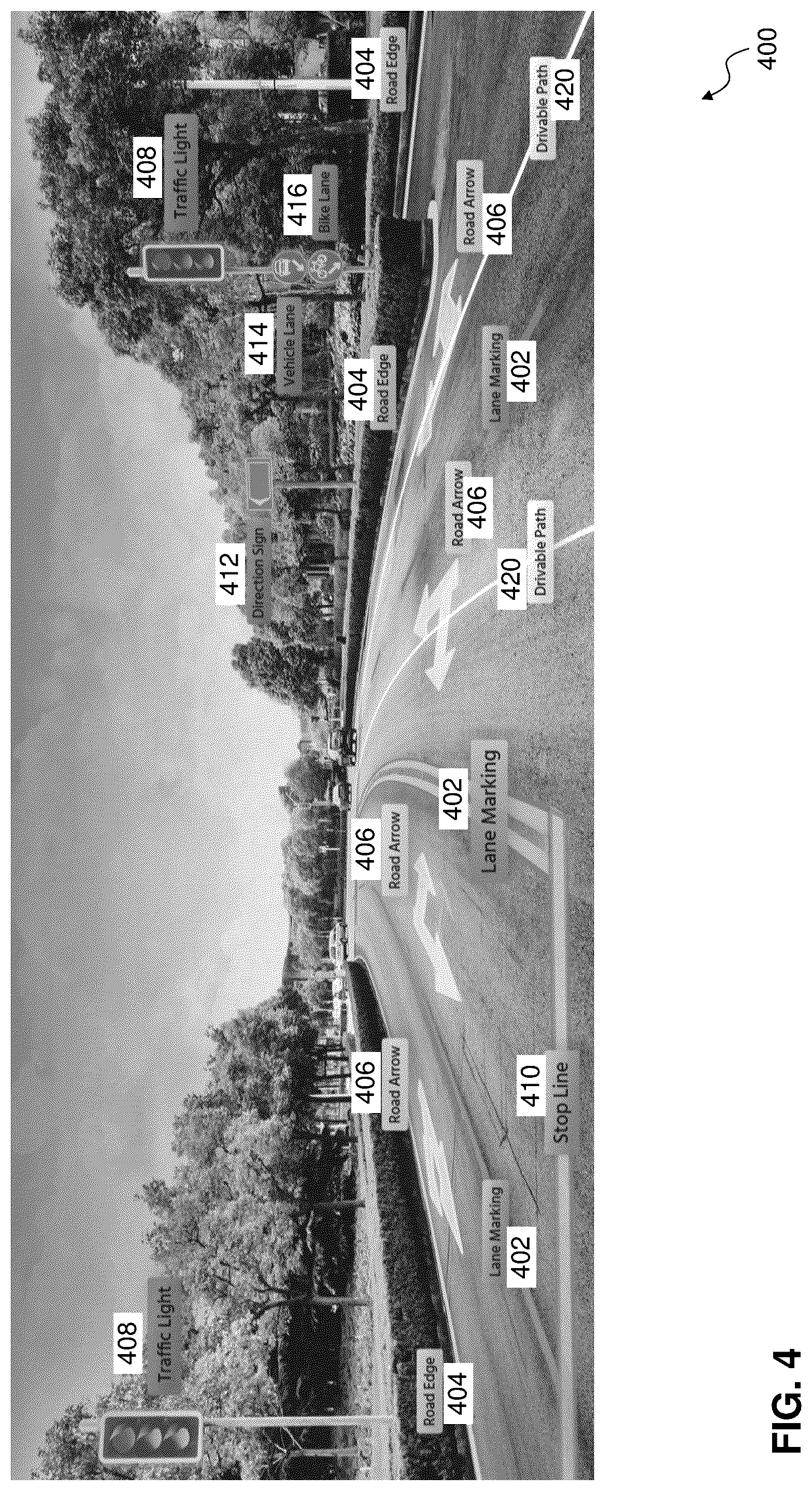 Patent US12576874 Figure 5 – Driver scoring system and method using optimum path deviation