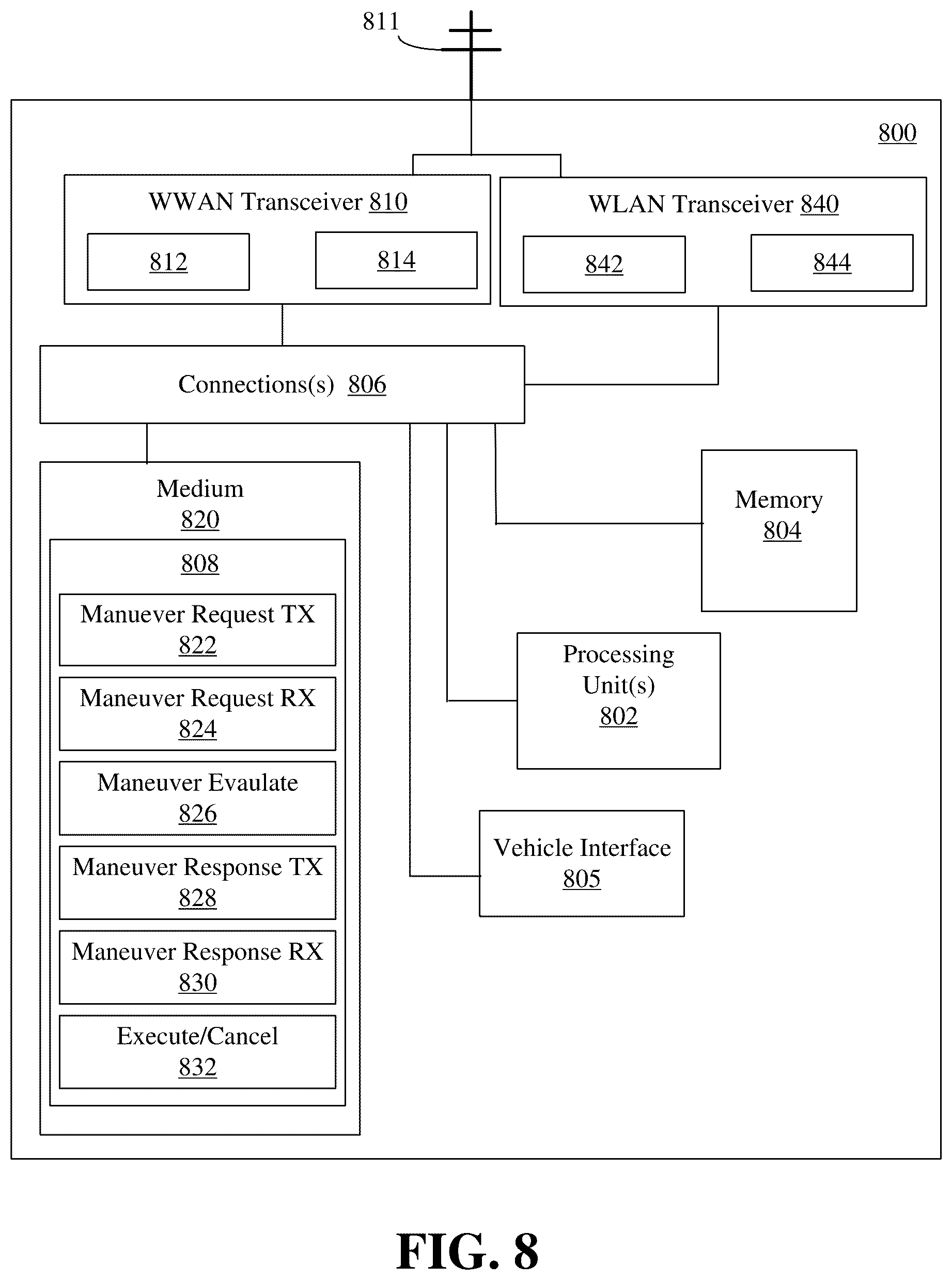 Patent US12576875 Figure 7 – Vehicle maneuver estimation accuracy conveyance