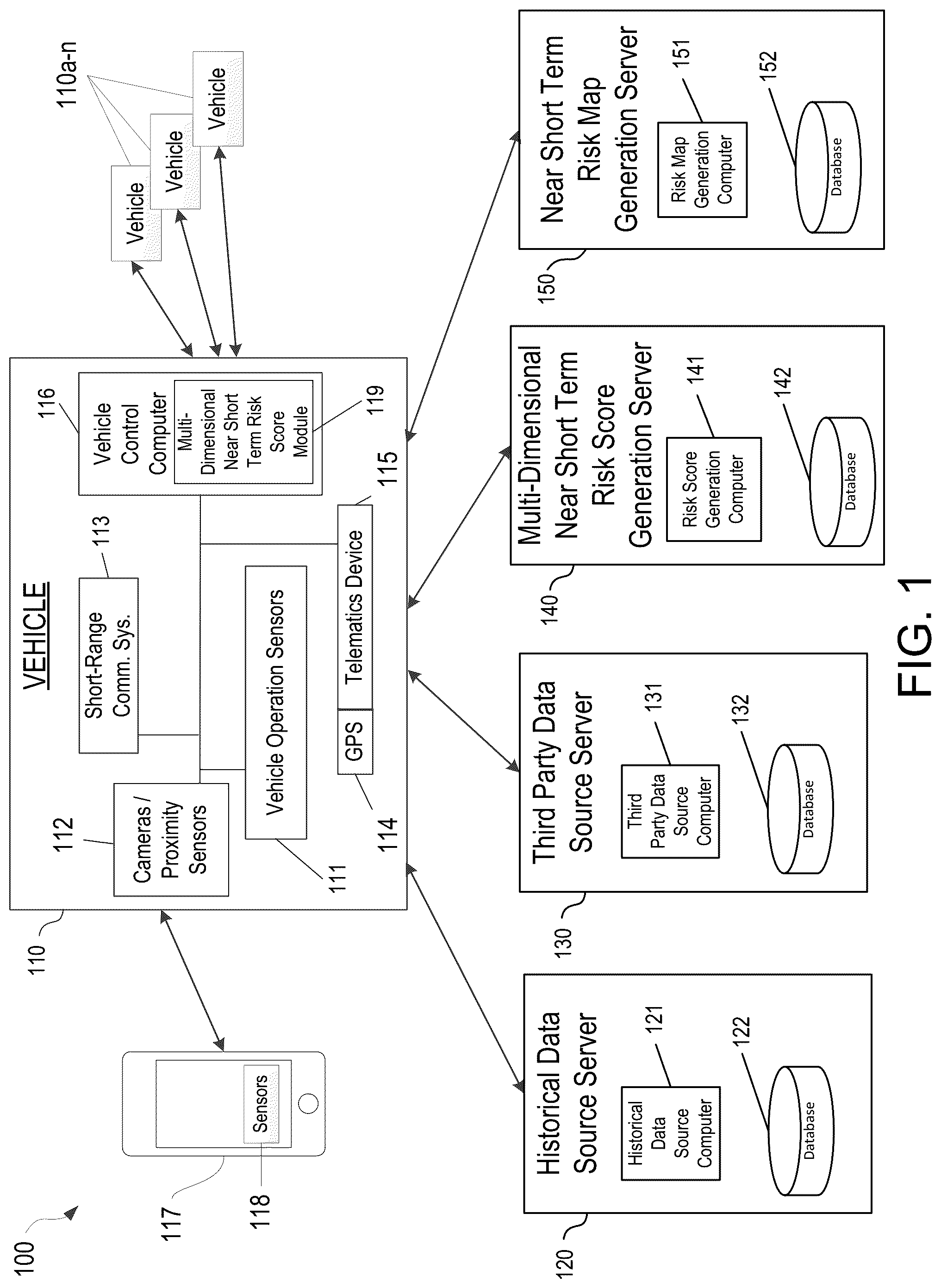 Patent US12576887 Figure 1 – Route lane matching based on graph search
