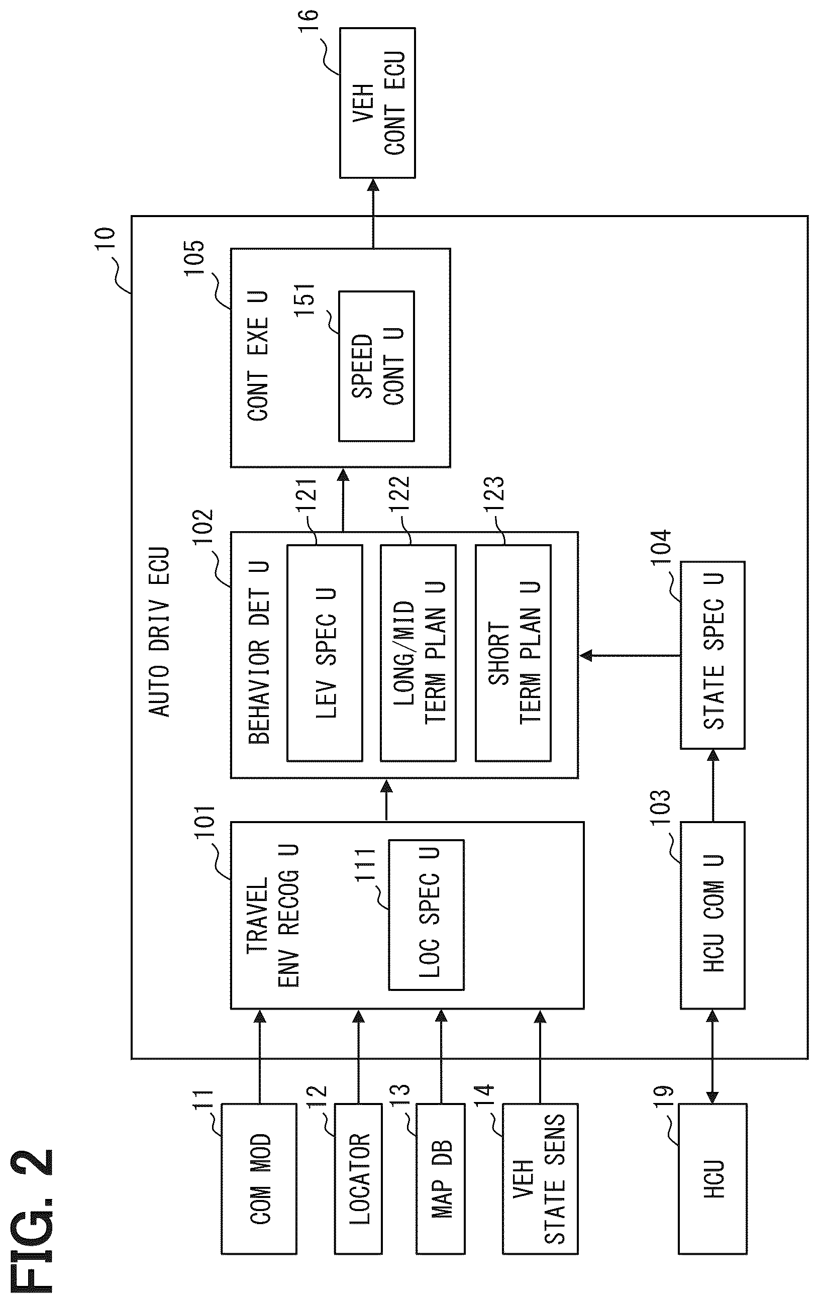 Patent US12576891 Figure 2 – Vehicle control device and vehicle control method