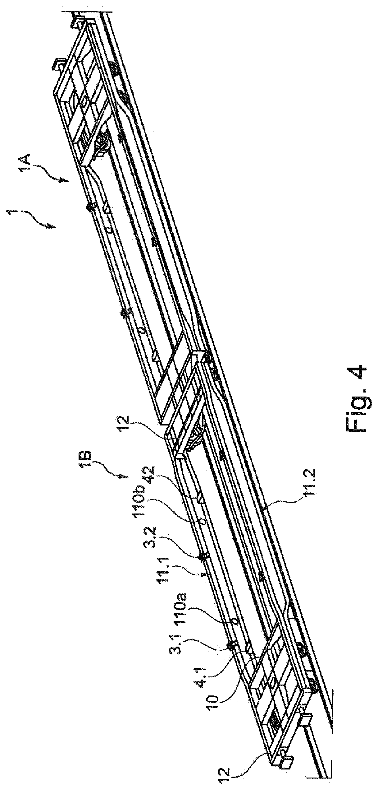 Patent US12576892 Figure 4 – Goods wagon for transporting goods and basin for such a goods wagon