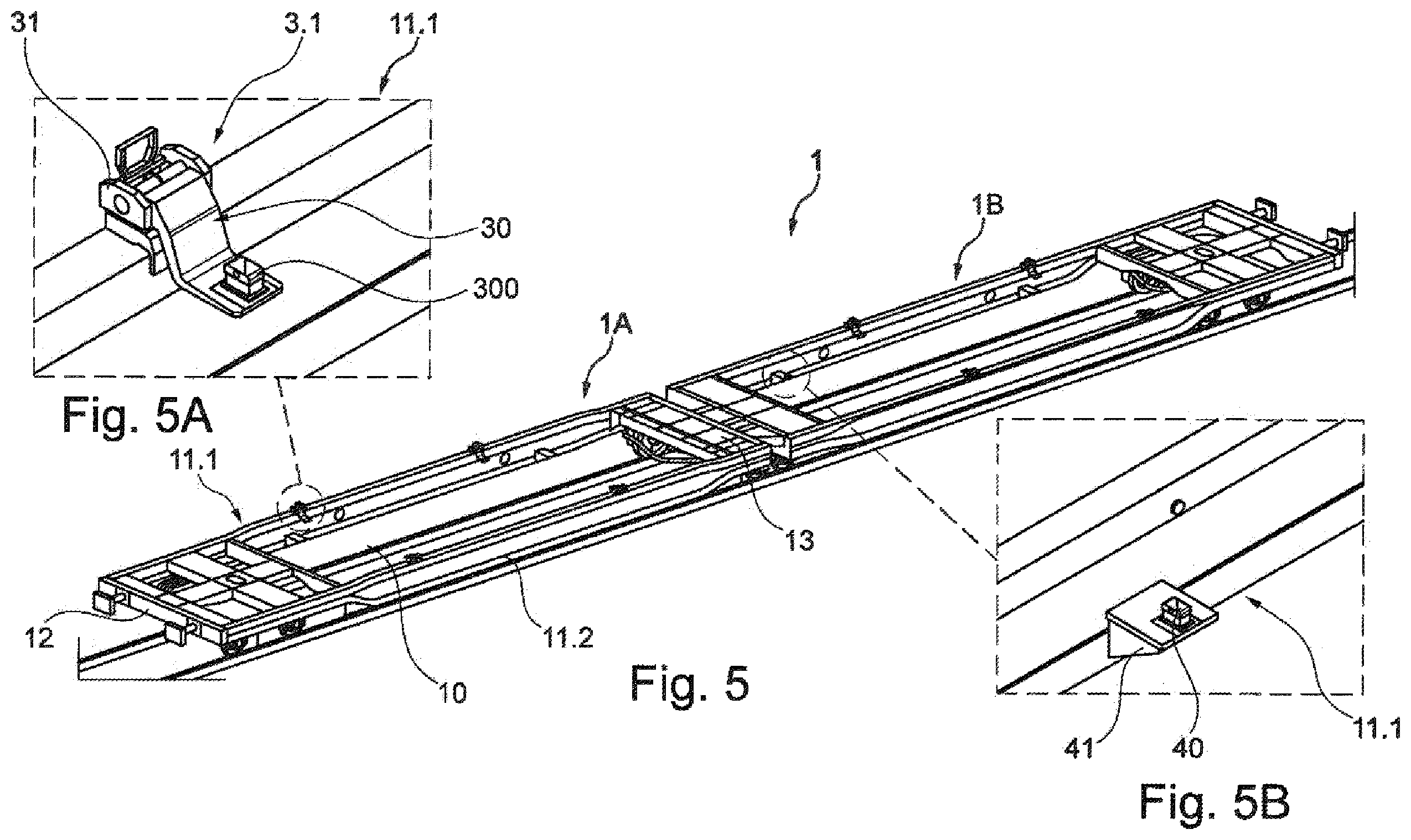 Patent US12576892 Figure 5 – Goods wagon for transporting goods and basin for such a goods wagon