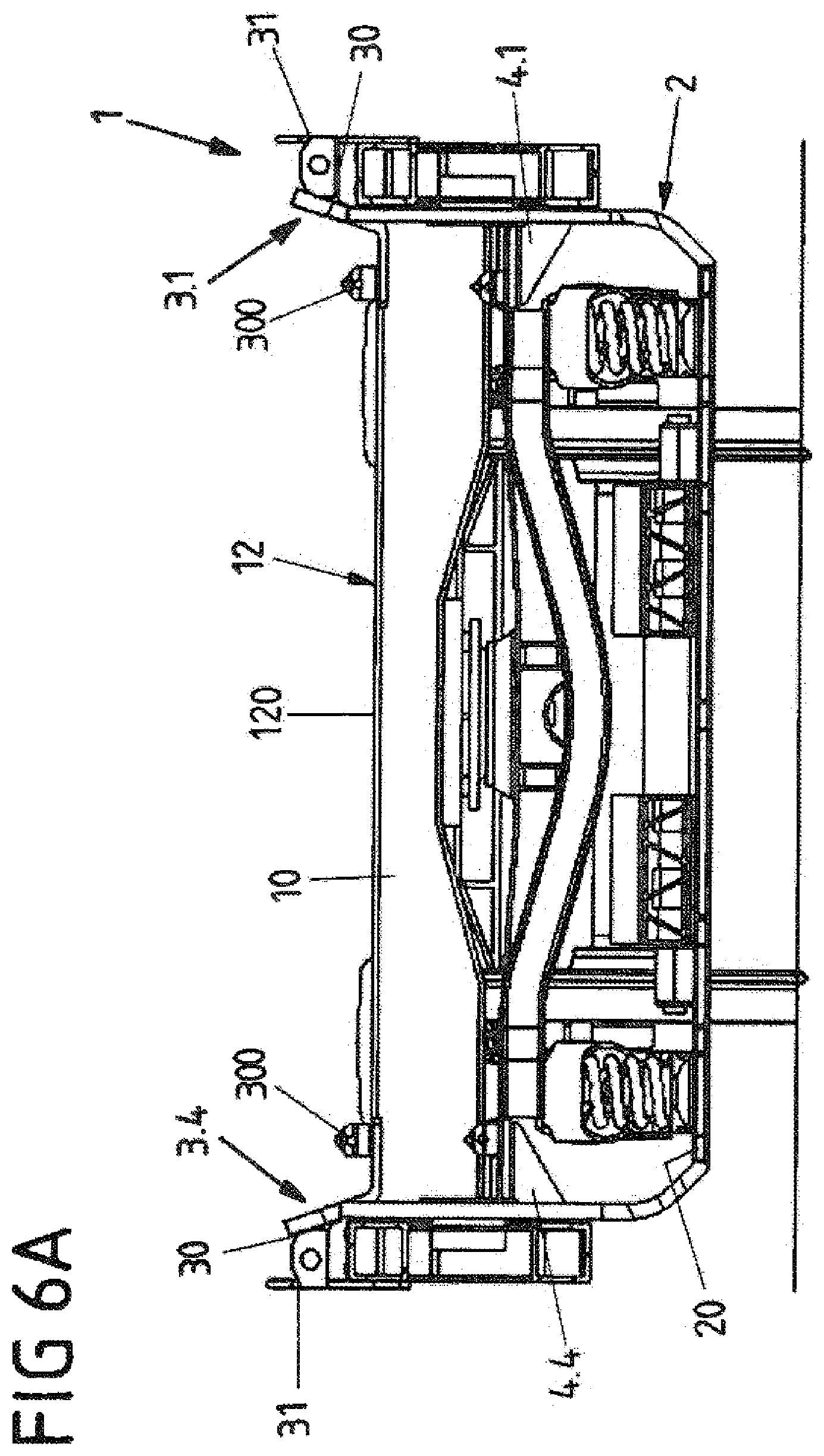 Patent US12576892 Figure 6 – Goods wagon for transporting goods and basin for such a goods wagon