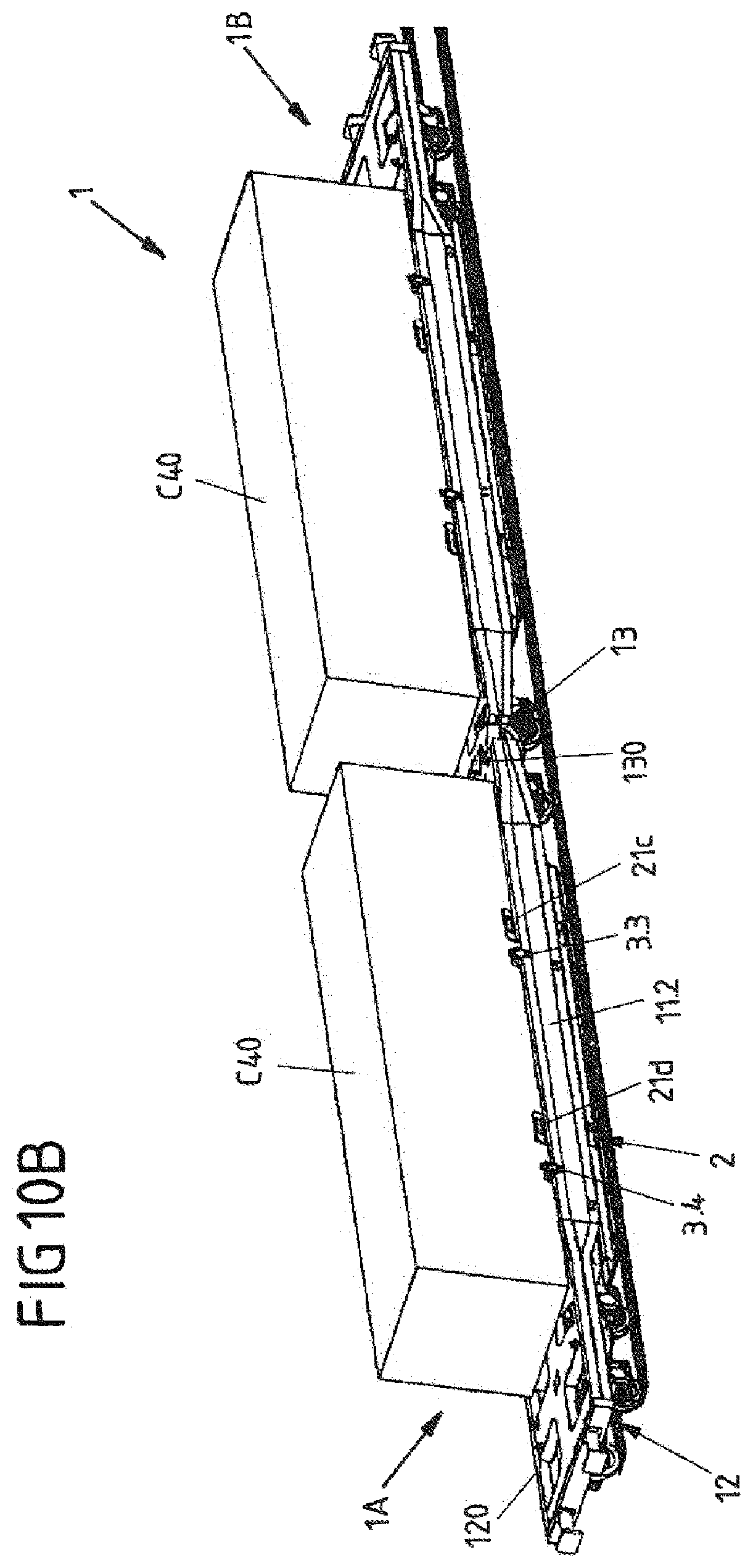 Patent US12576892 Figure 13 – Goods wagon for transporting goods and basin for such a goods wagon