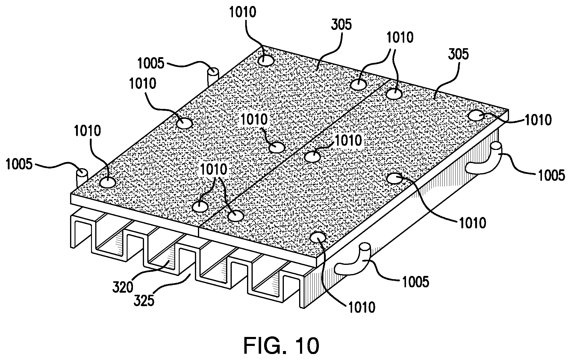 Patent US12576893 Figure 6 – Refrigerated boxcar ducted floor