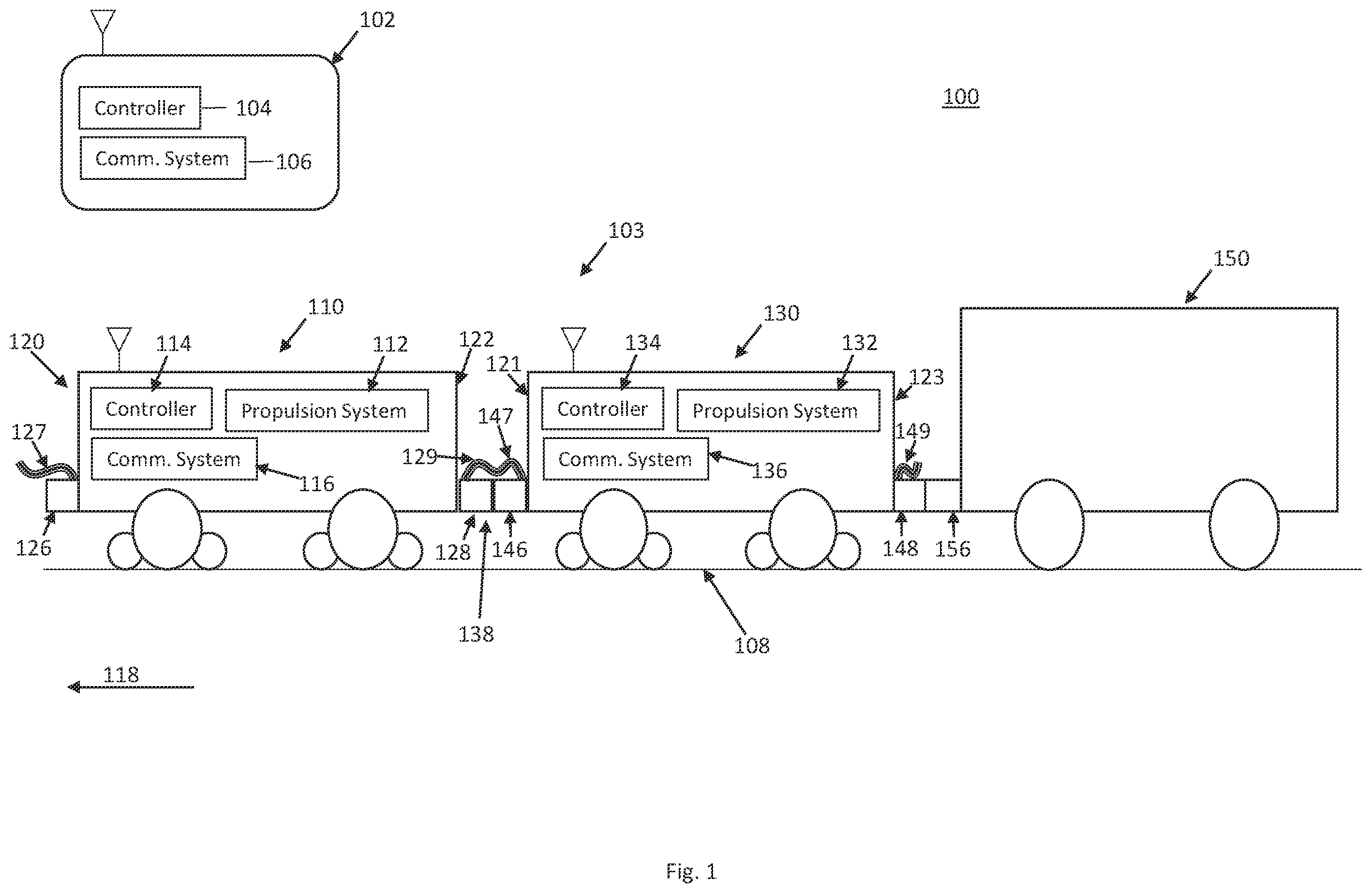 Patent US12576896 Figure 1 – Vehicle control systems and methods