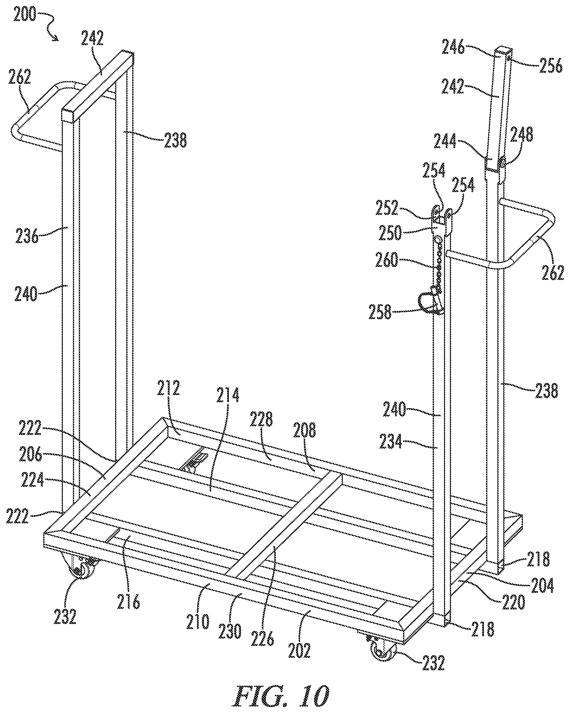 Patent US12576898 Figure 9 – Transportation cart