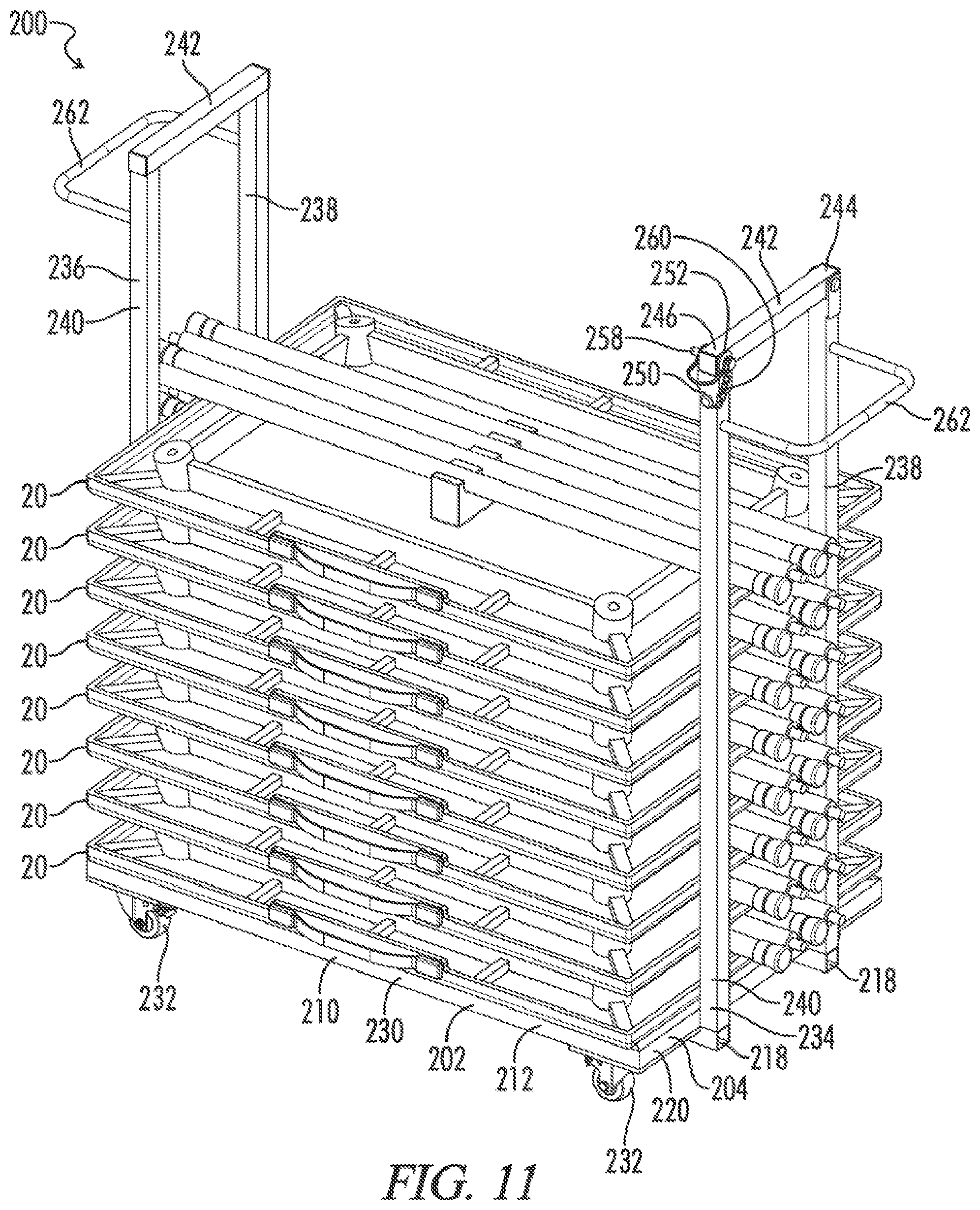 Patent US12576898 Figure 10 – Transportation cart