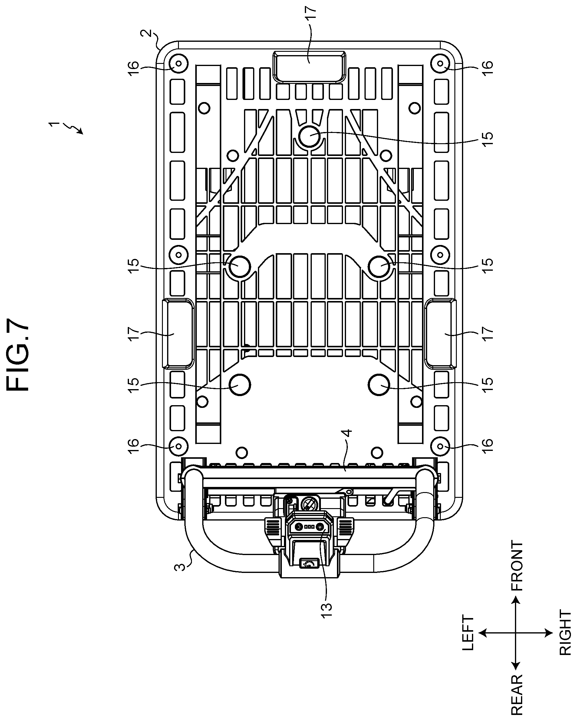 Patent US12576899 Figure 7 – Power-assisted trolley