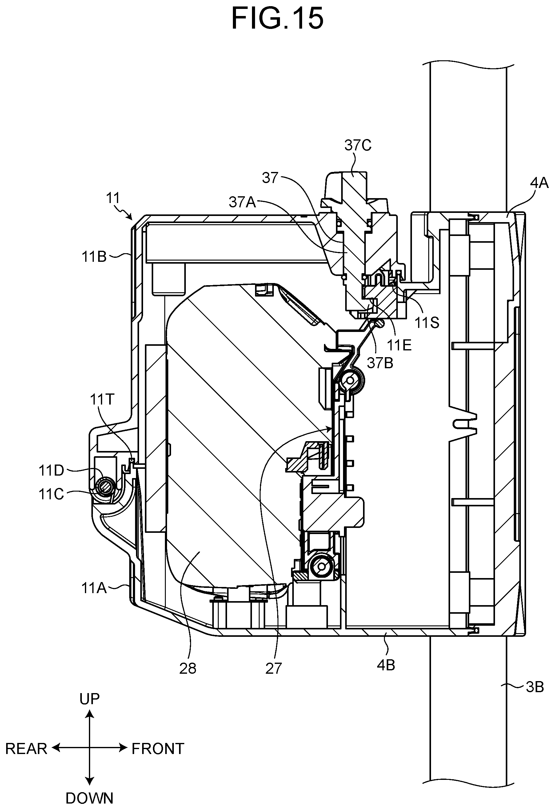 Patent US12576899 Figure 15 – Power-assisted trolley