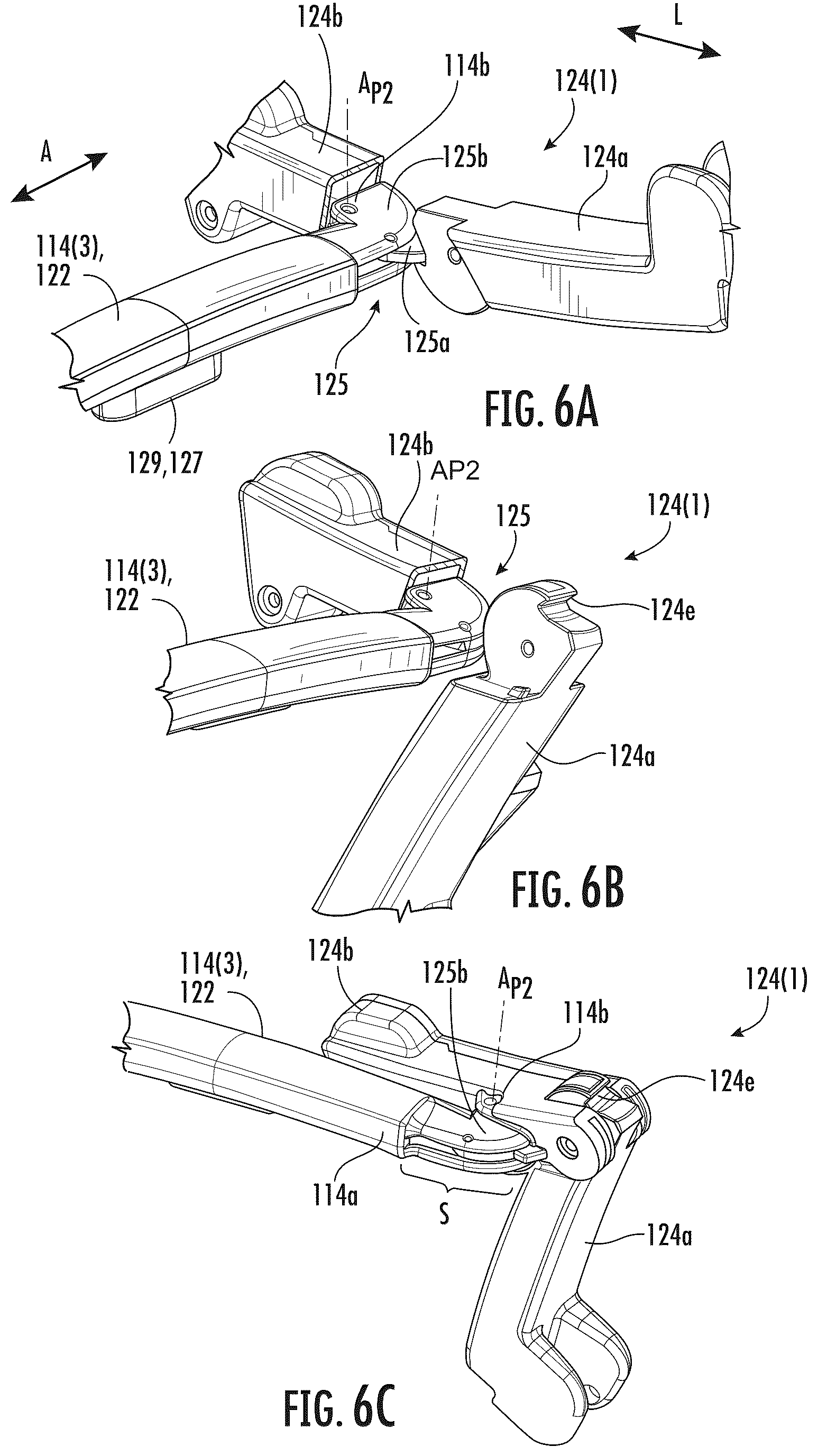 Patent US12576900 Figure 5 – Travel system having a child carrier with handle that extends and/or rotates