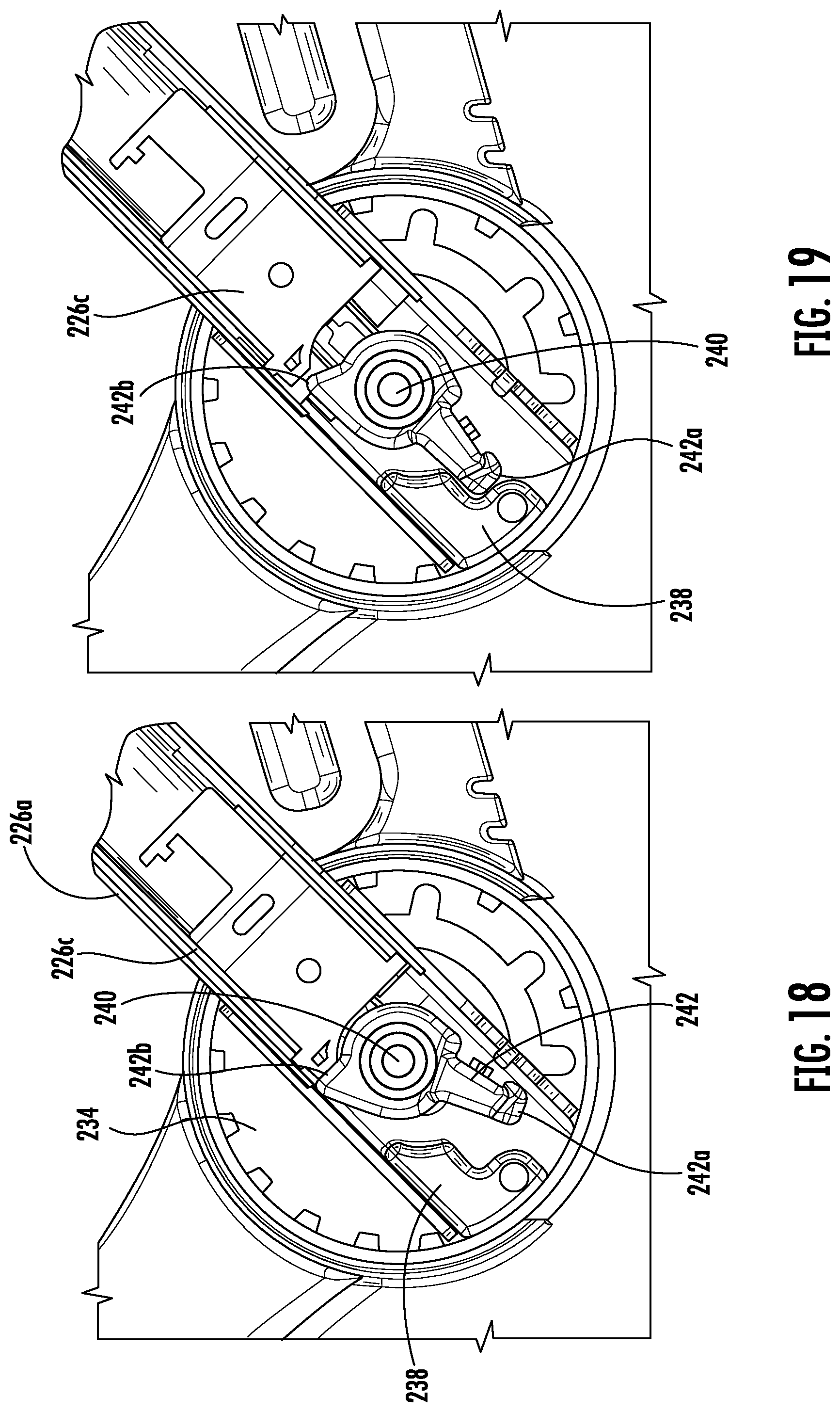 Patent US12576900 Figure 15 – Travel system having a child carrier with handle that extends and/or rotates