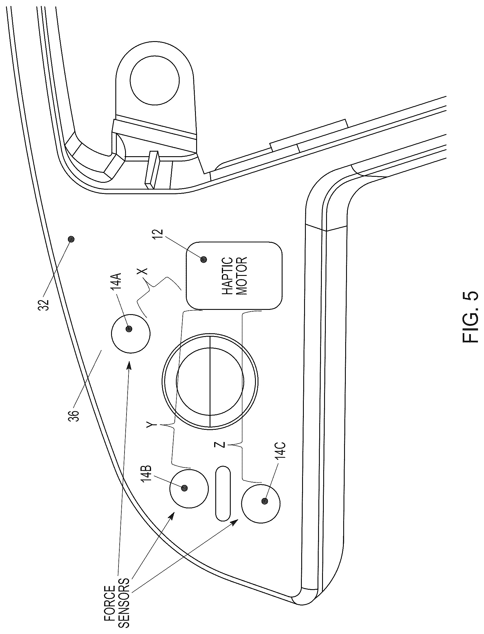 Patent US12576901 Figure 5 – System and method for haptic calibration
